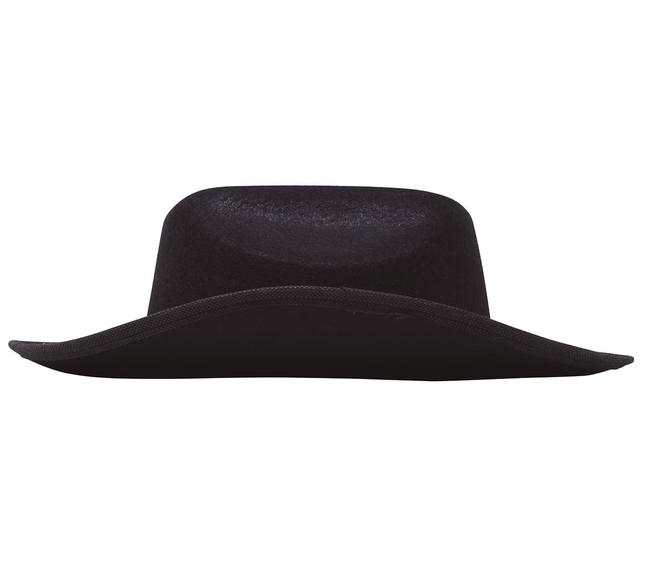 Sort cowboyhat i filt til børn