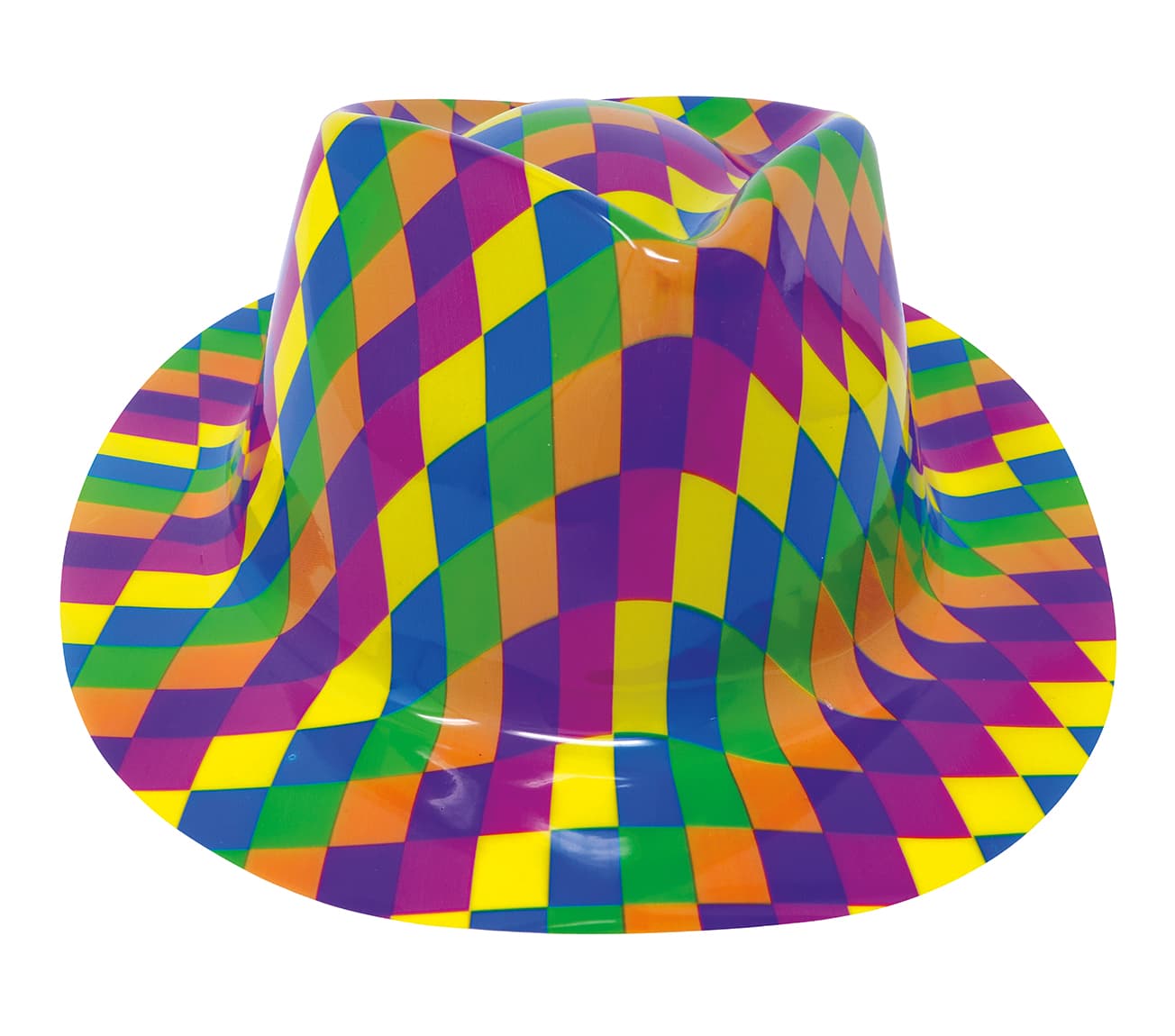 Farvet gangsterhat, PVC