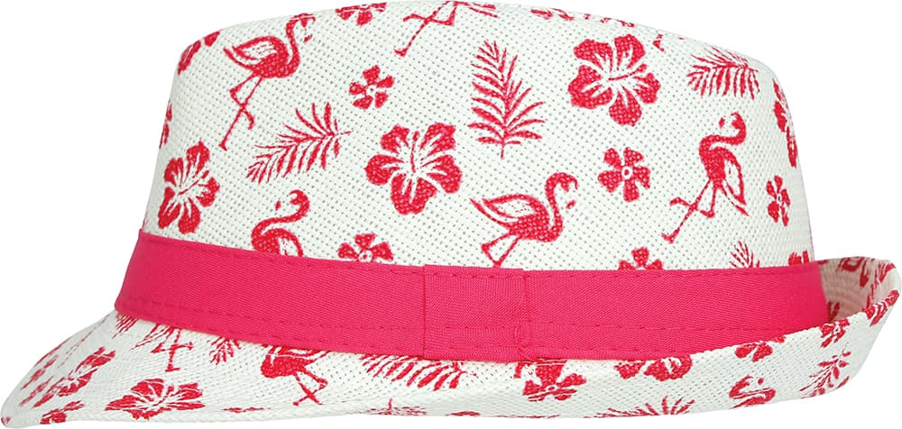 Sommerhat med flamingoer til børn