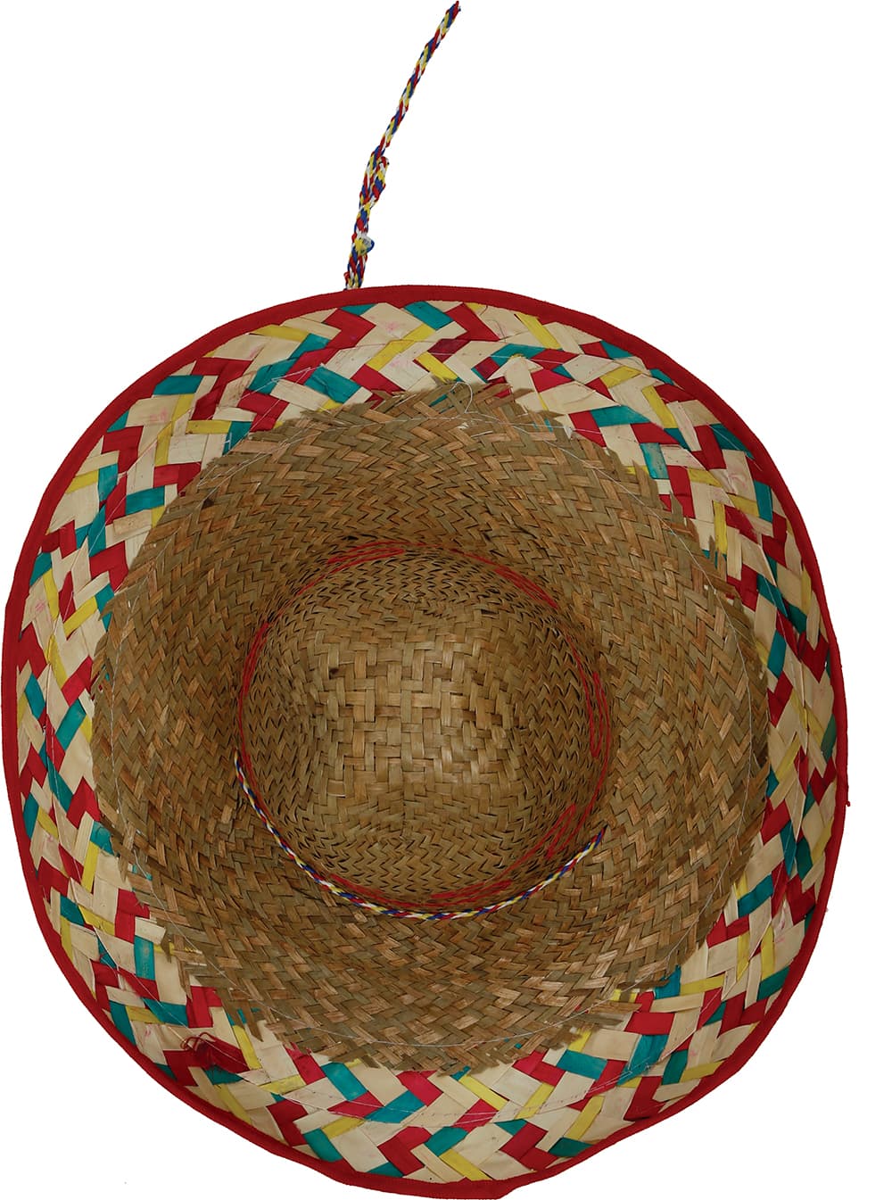 Mexicansk stråhat, 50 cm, mørk