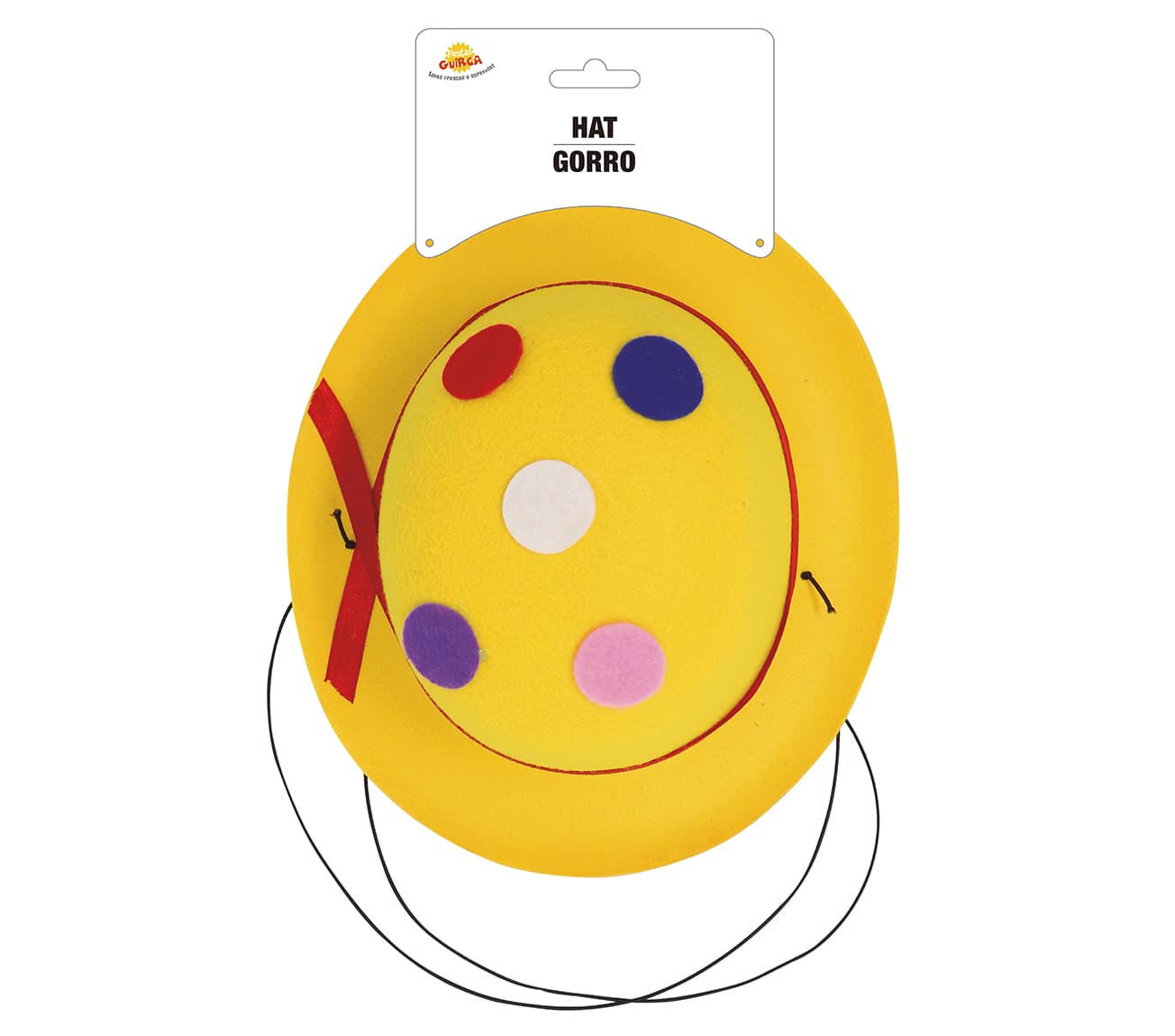 Assorterede mini-klovne-bowlerhatte i filt