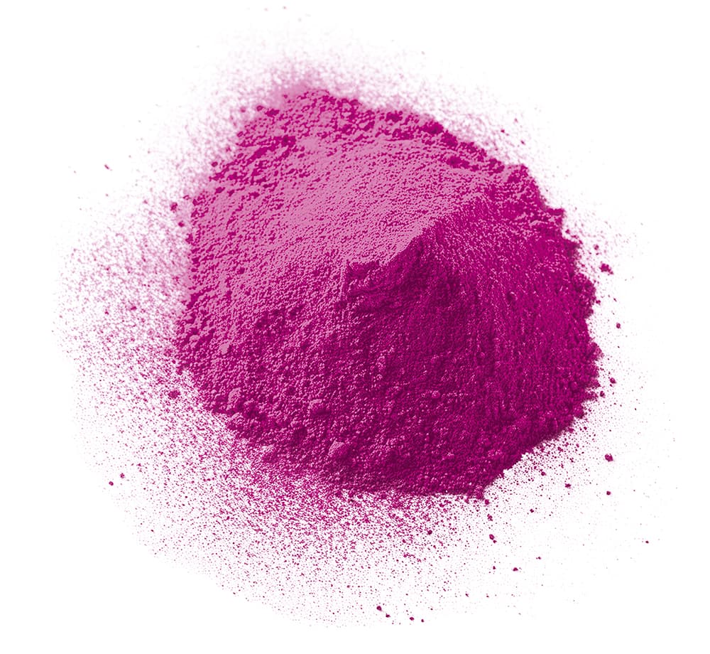 Kanon, 30 cm, med 30 g fuchsia pulver