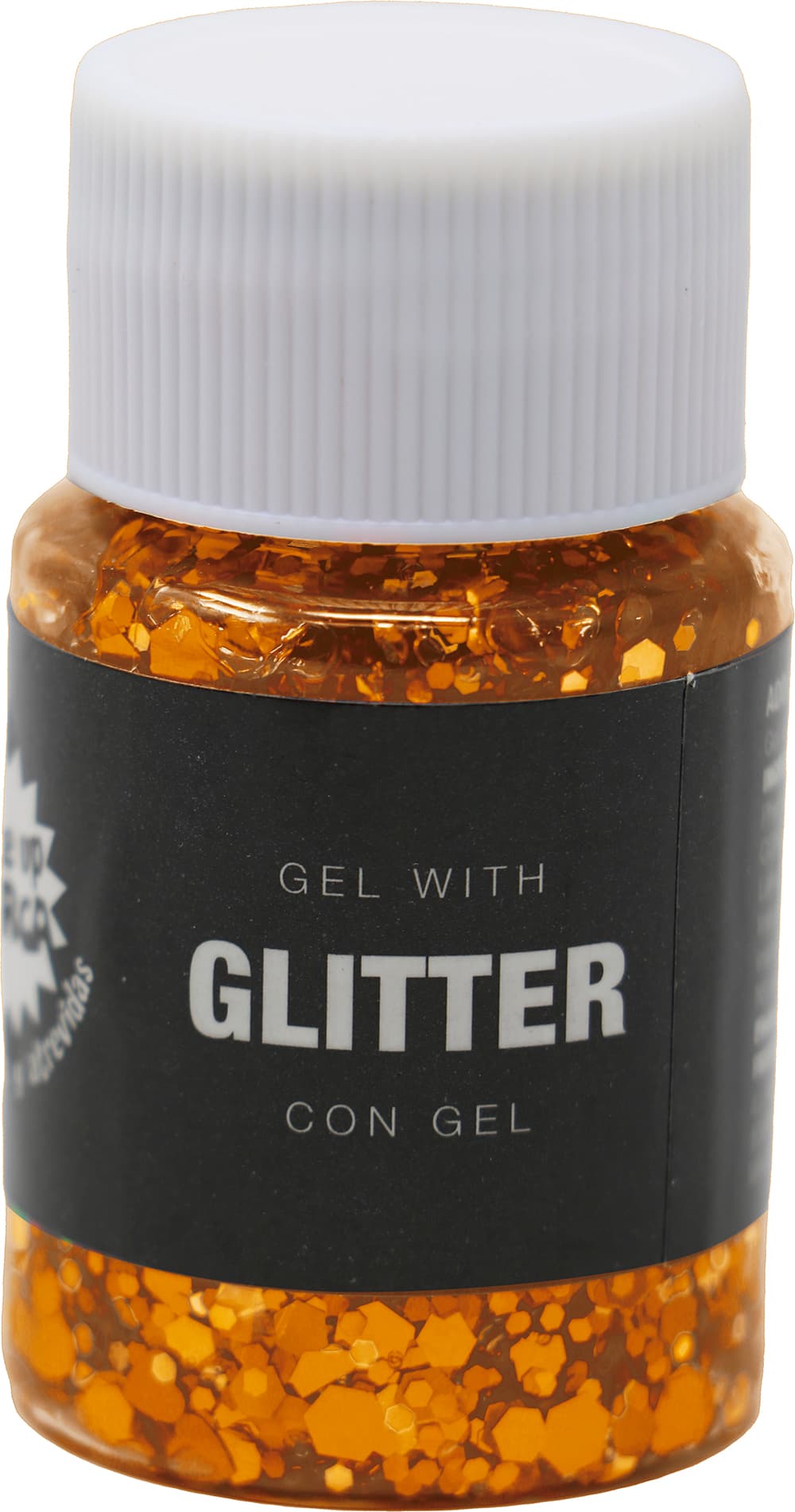 Orange glimmergel 20 g