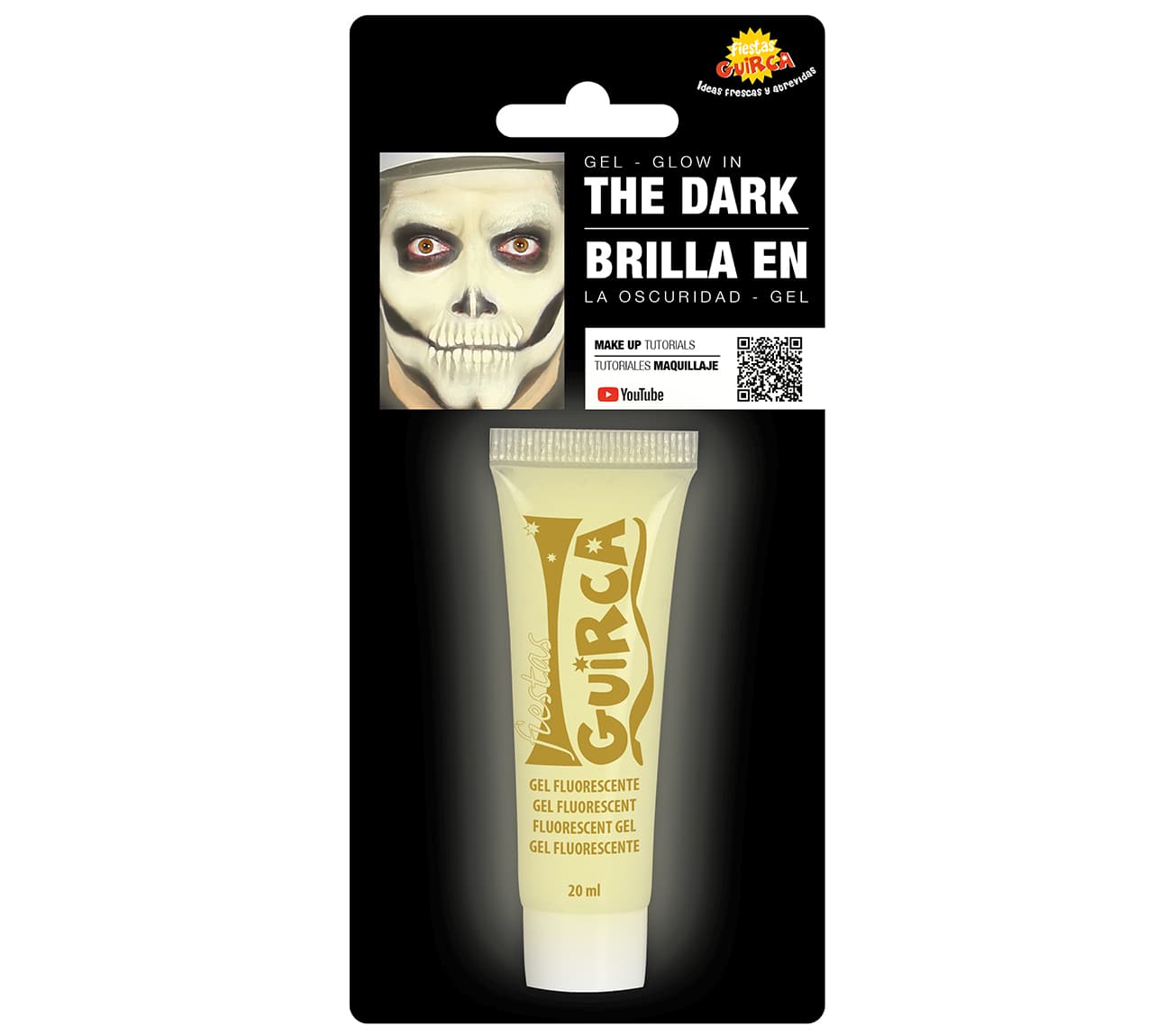 Fluorescerende make-up i tube, 20 ml