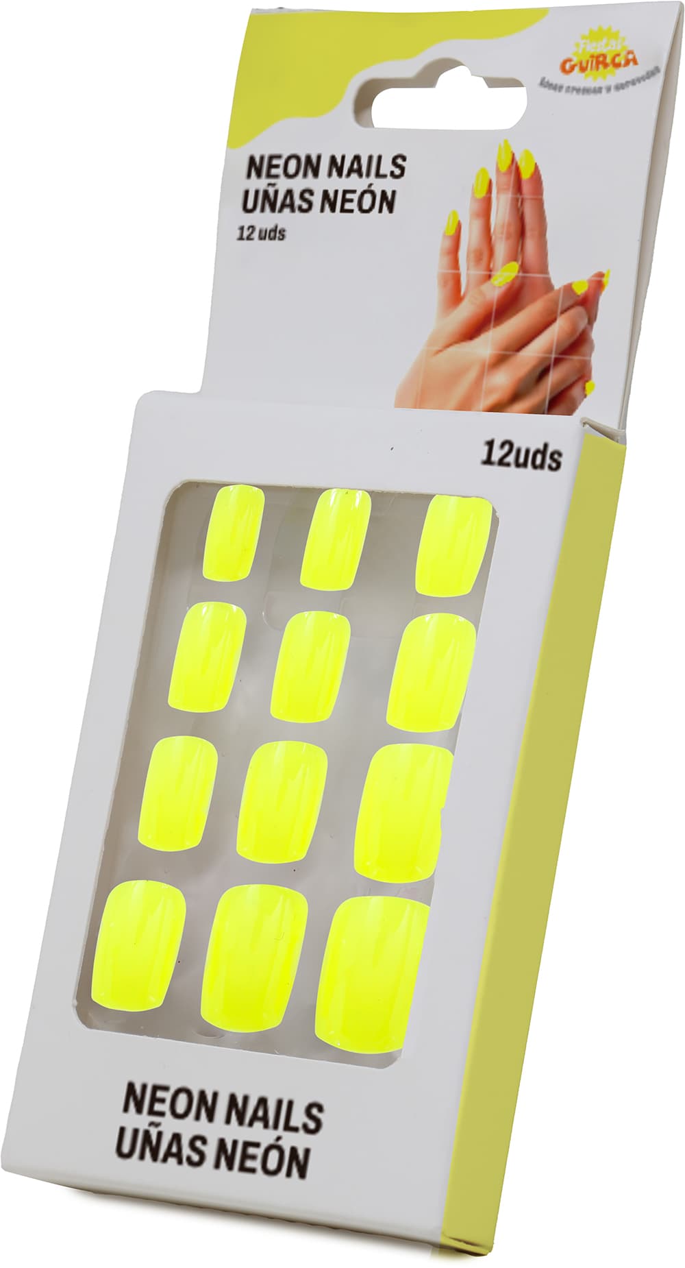 12 neongule negle til voksne