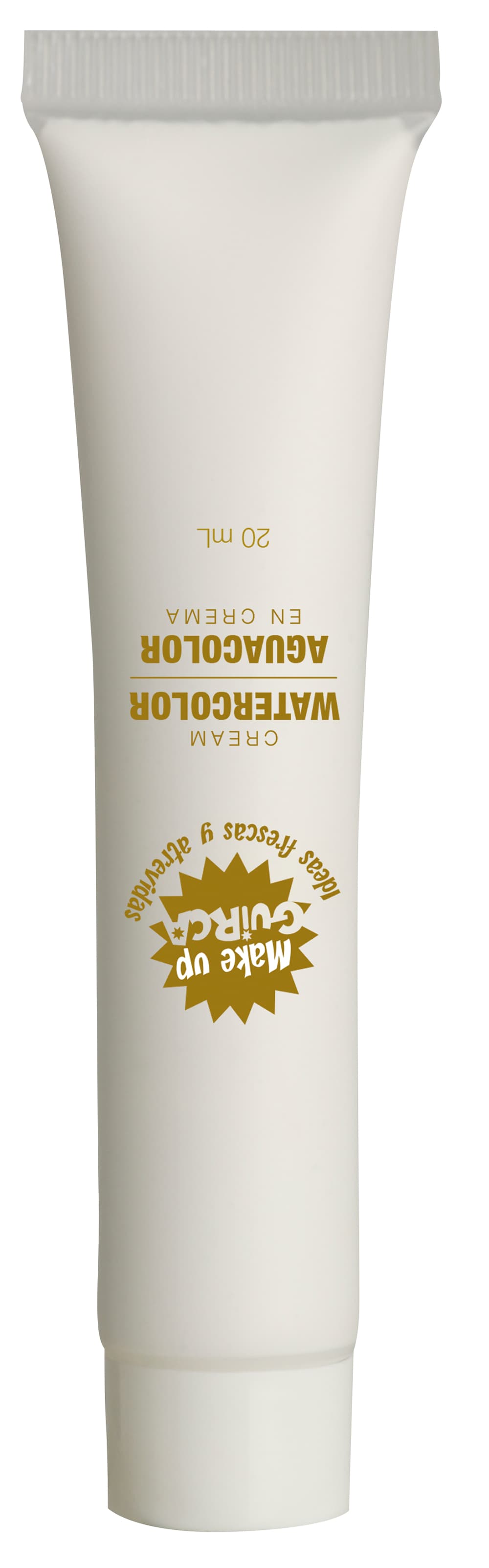 Hvid vandbaseret sminke, tube 20 ml
