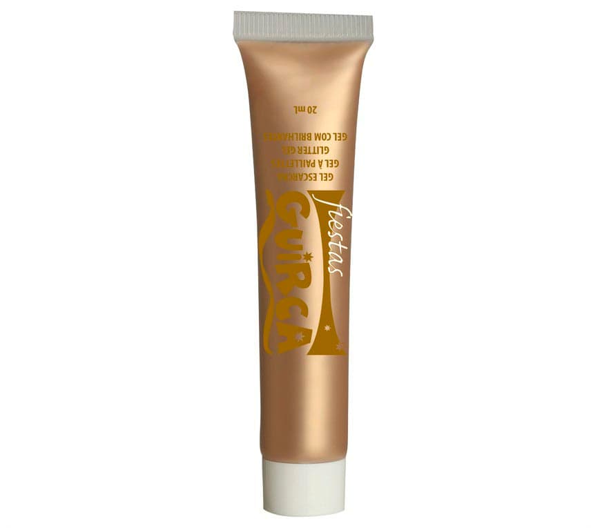 Gylden vandbaseret make-up i tube, 20 ml