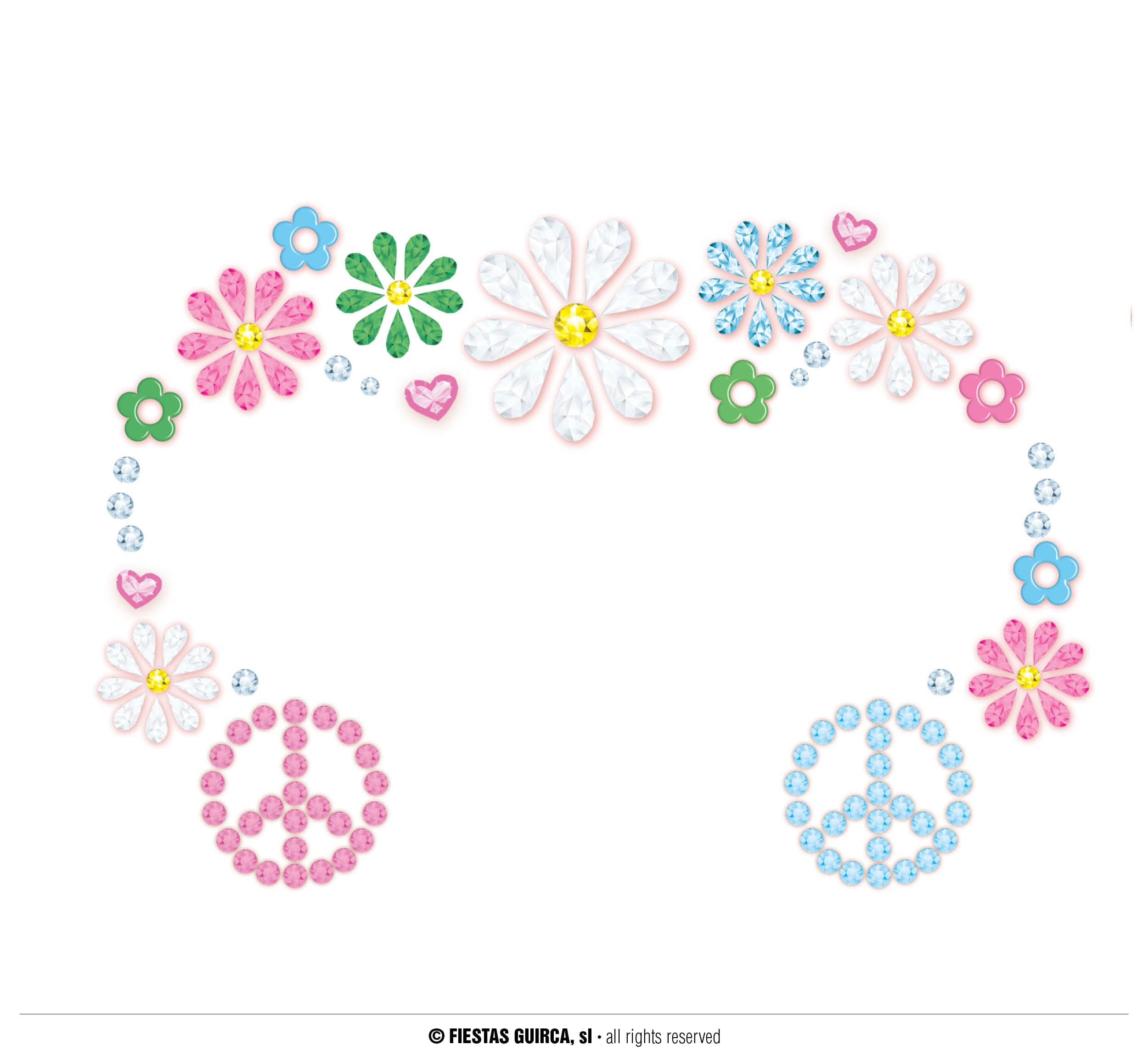 Hippie-ansigtssmykker