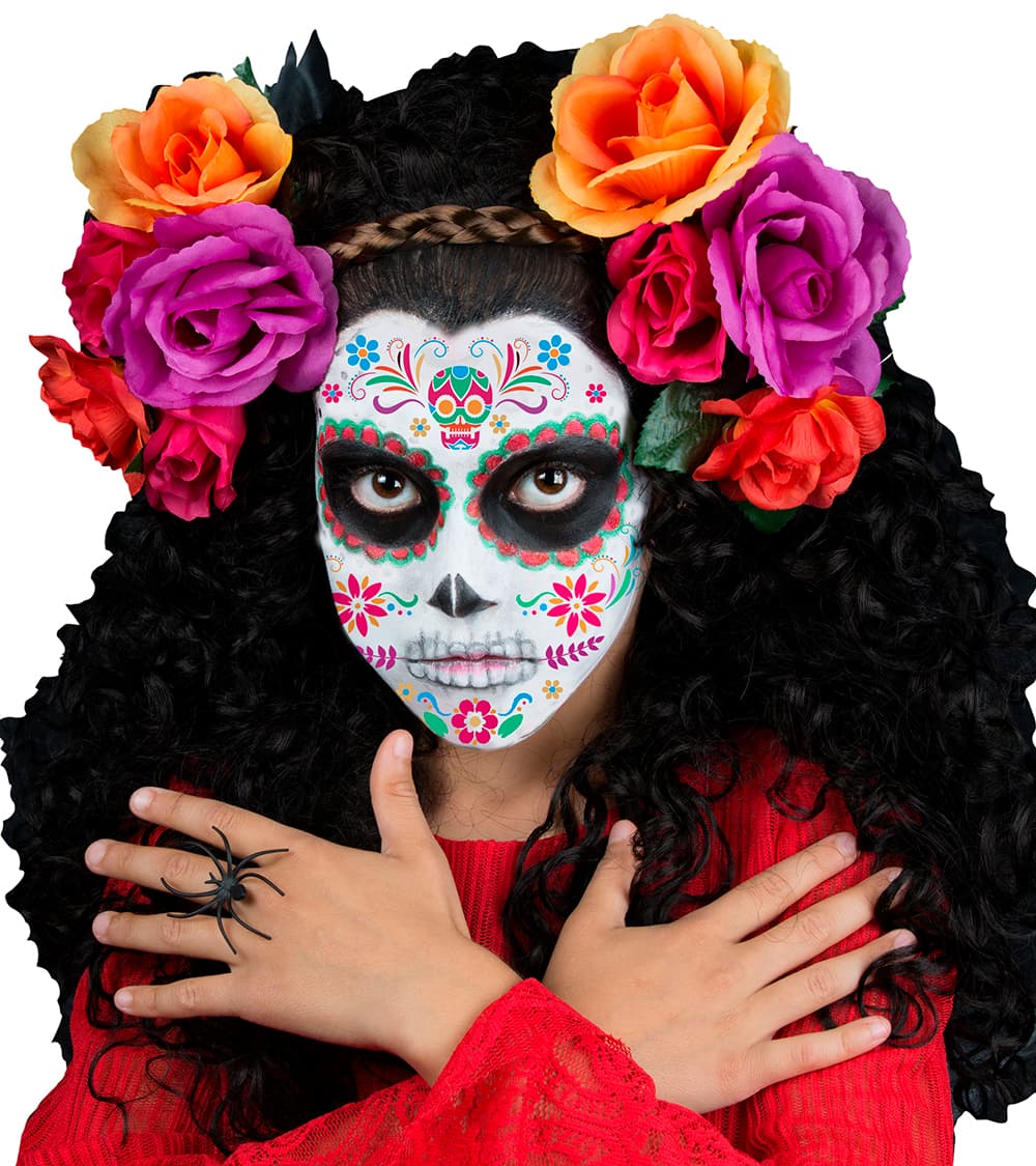 Selvklæbende sminkestencil til børn, Catrina, 14 × 20 cm