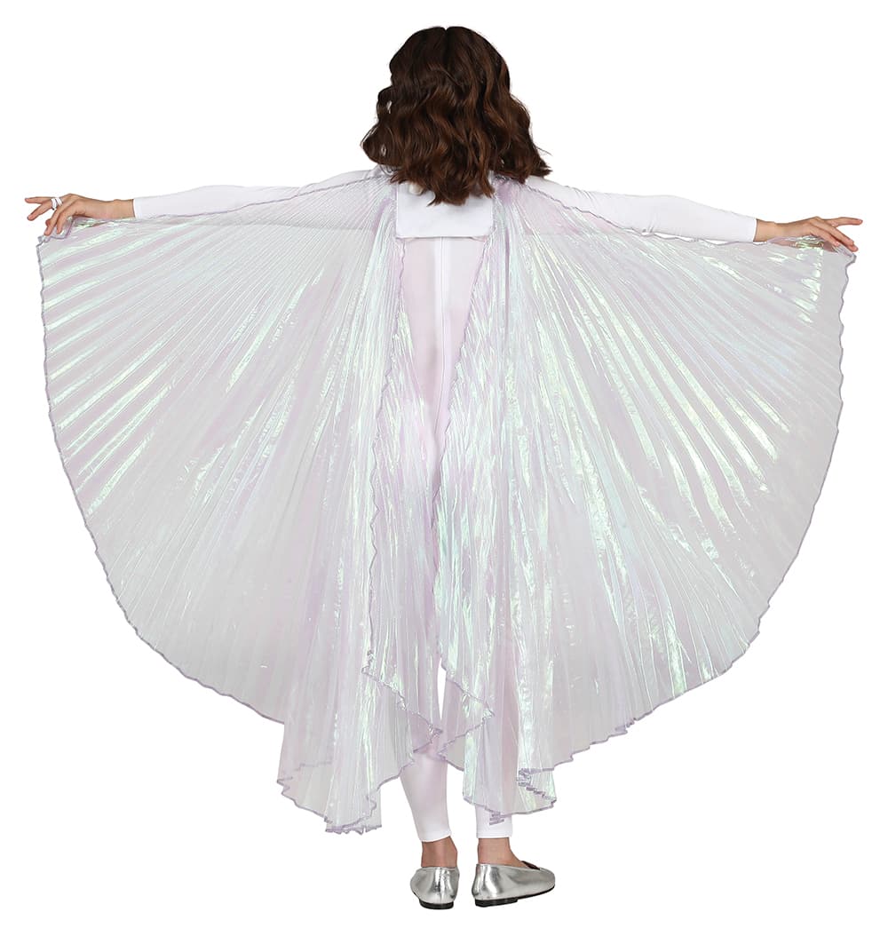 Plisserede Iris-vinger 190 × 130 cm
