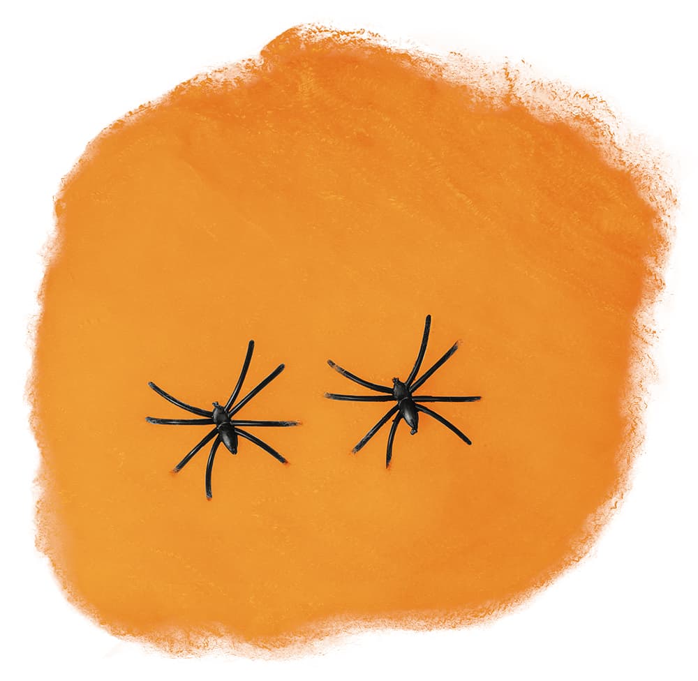 Spindelvæv i pose, 60 g, orange