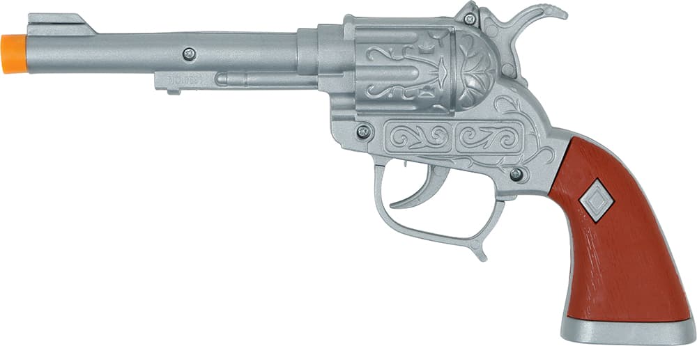 2 cowboypistoler, 25 cm