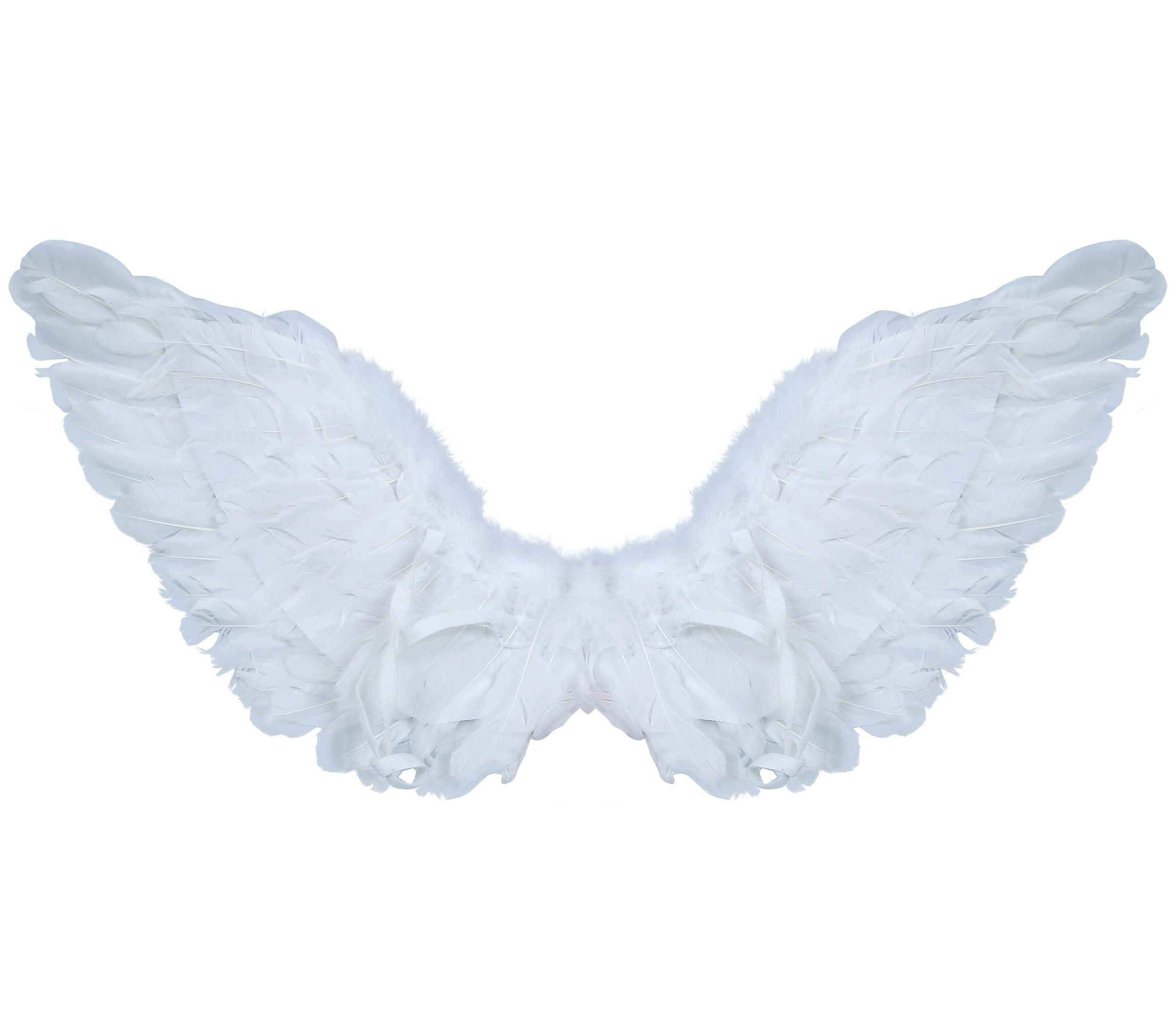 Hvide fjervinger 106 cm