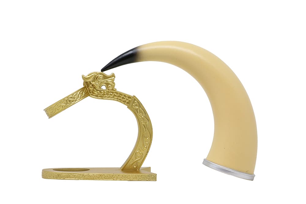 Vikingehorn med stativ 25 cm