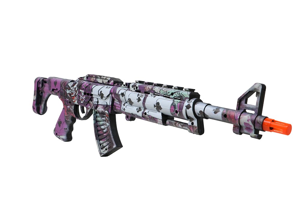 Maskinpistol til skør nar, 67 cm