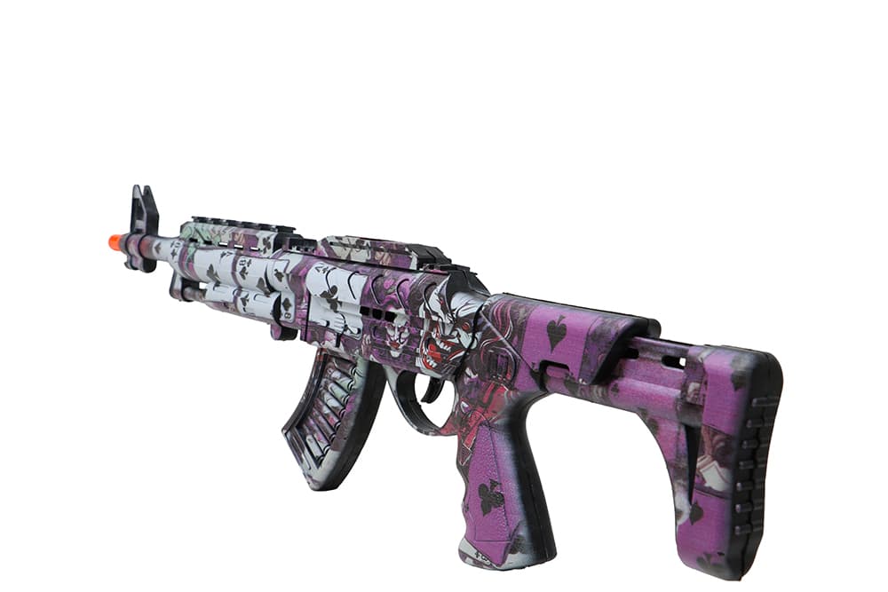 Maskinpistol til skør nar, 67 cm