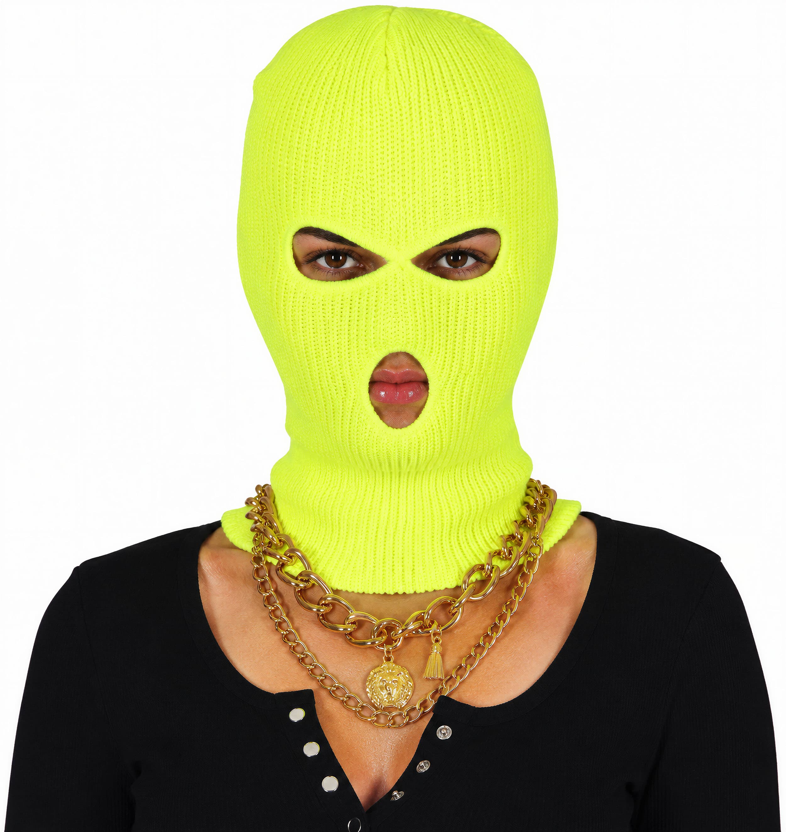 Neongul hætte