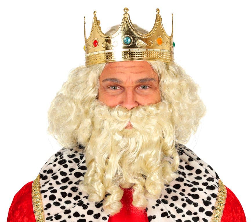 Guldfarvet kongekrone