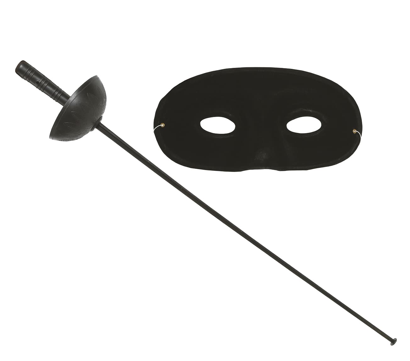 Sæt med maske og fleuret, 63 cm