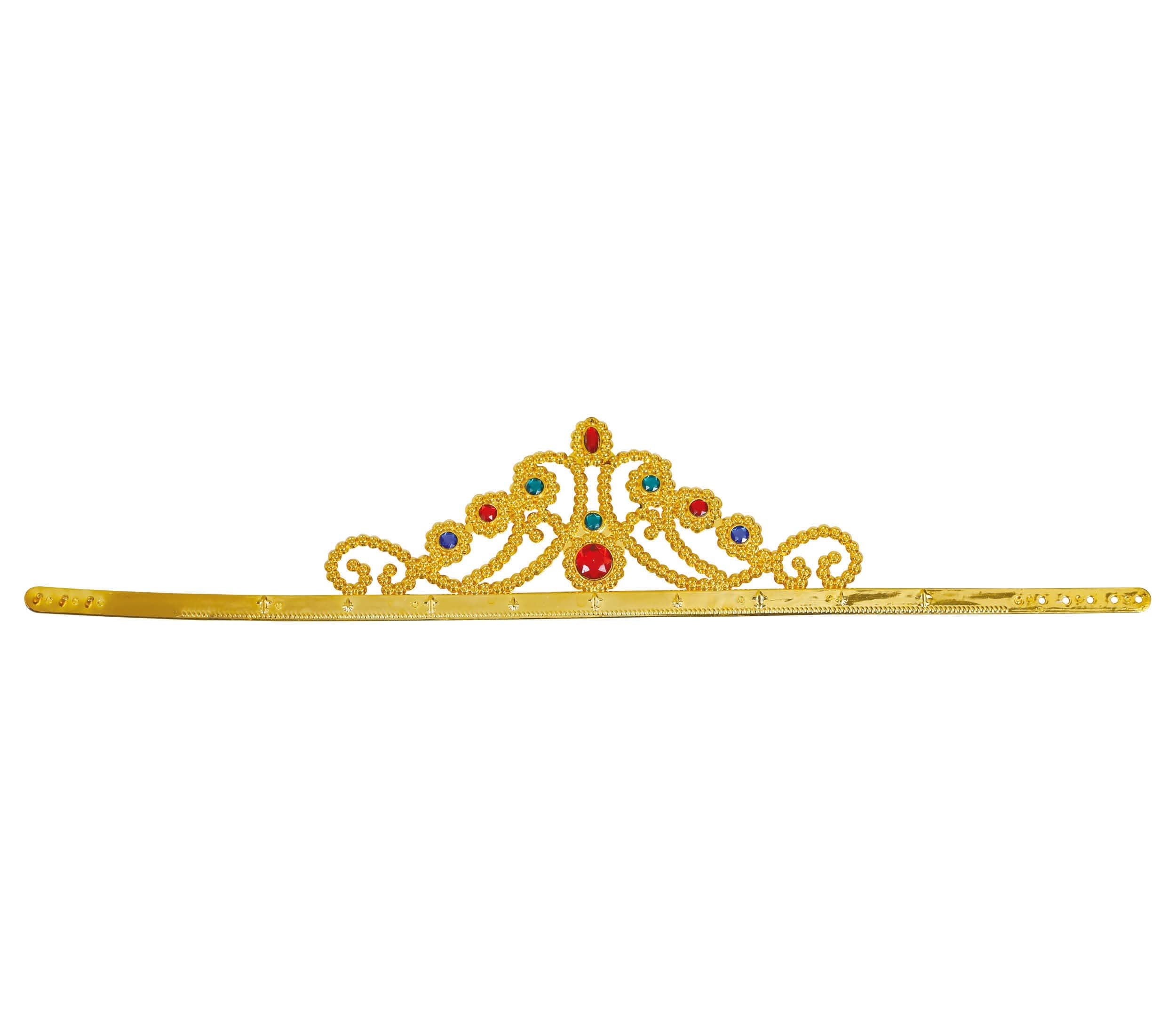 Dronningekrone i guld, ca. 44 cm