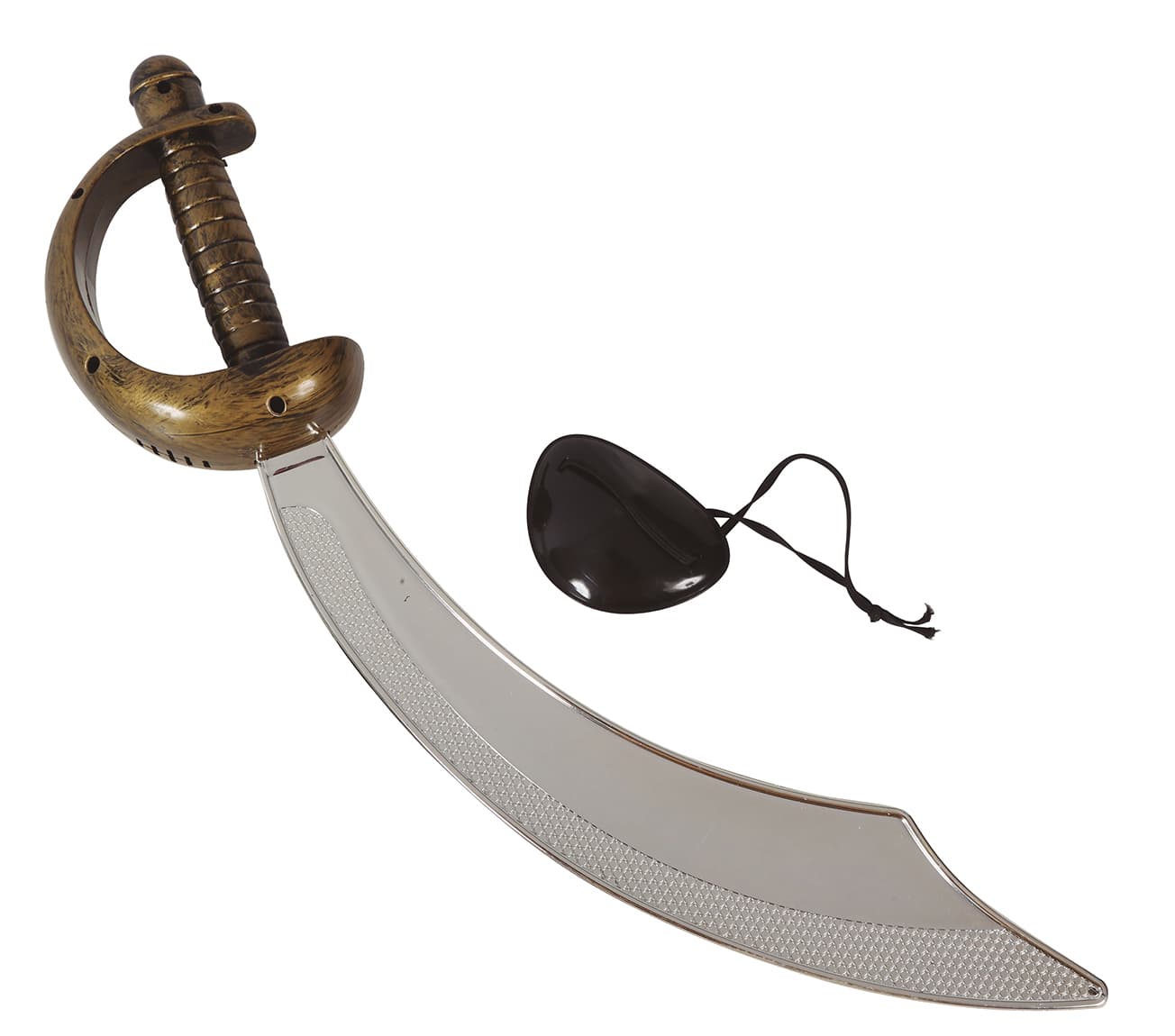 Piratsabel med øjenklap, 47 cm