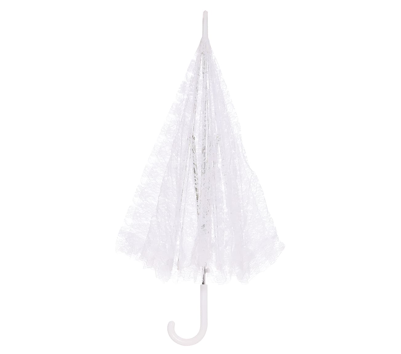 Hvid parasol, 60 × 70 cm