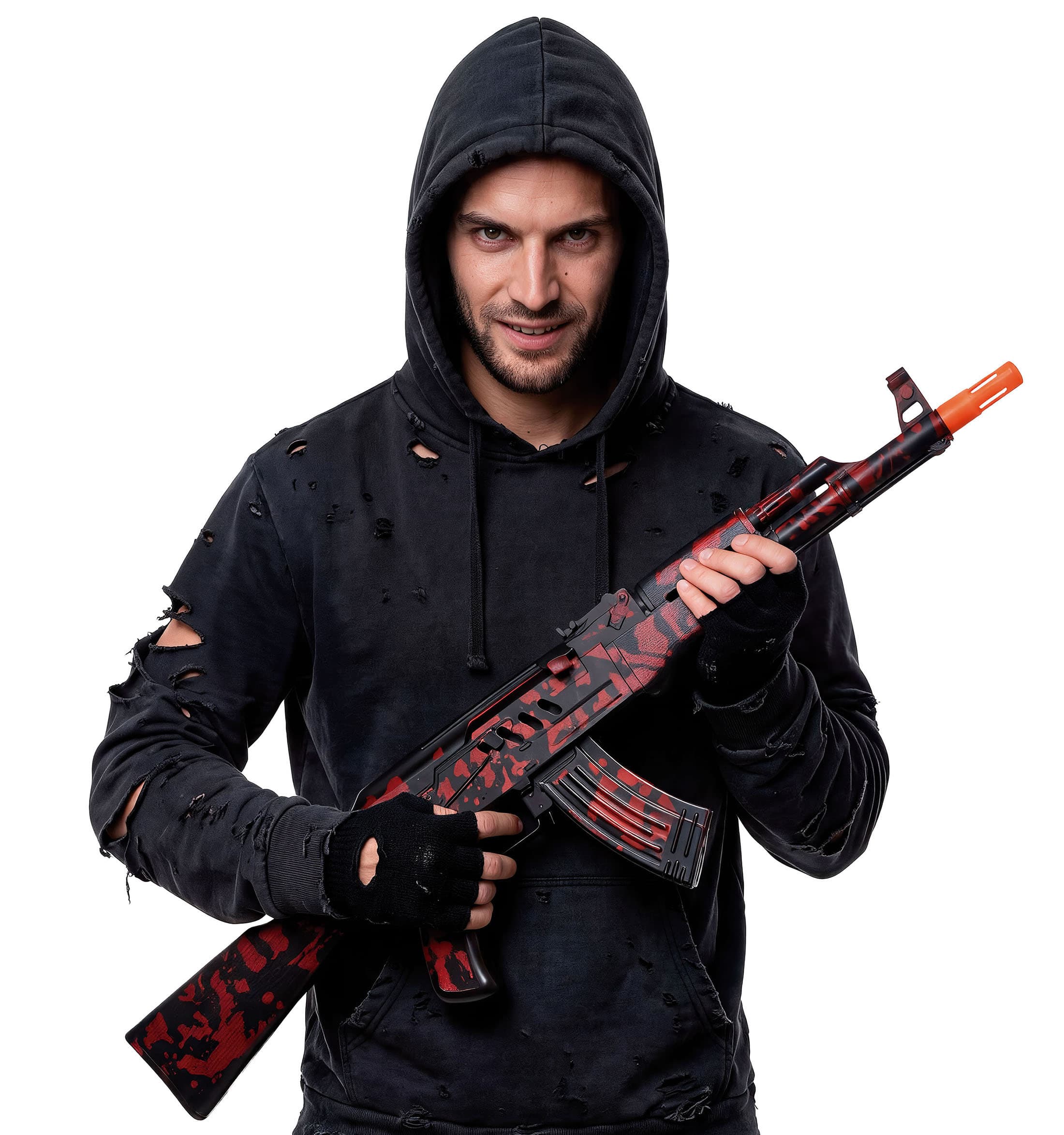 Blodig maskinpistol, 59 cm