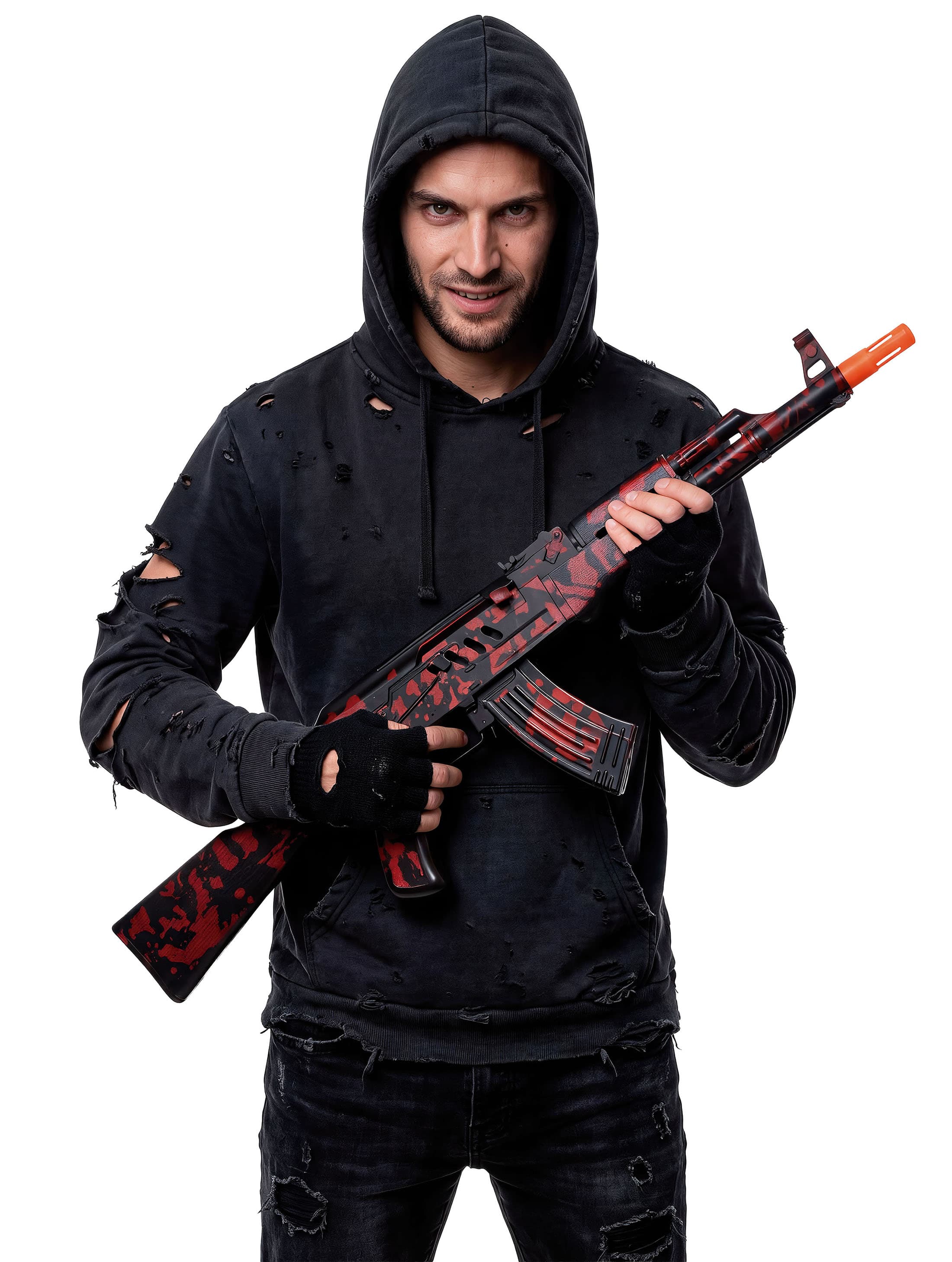 Blodig maskinpistol, 59 cm