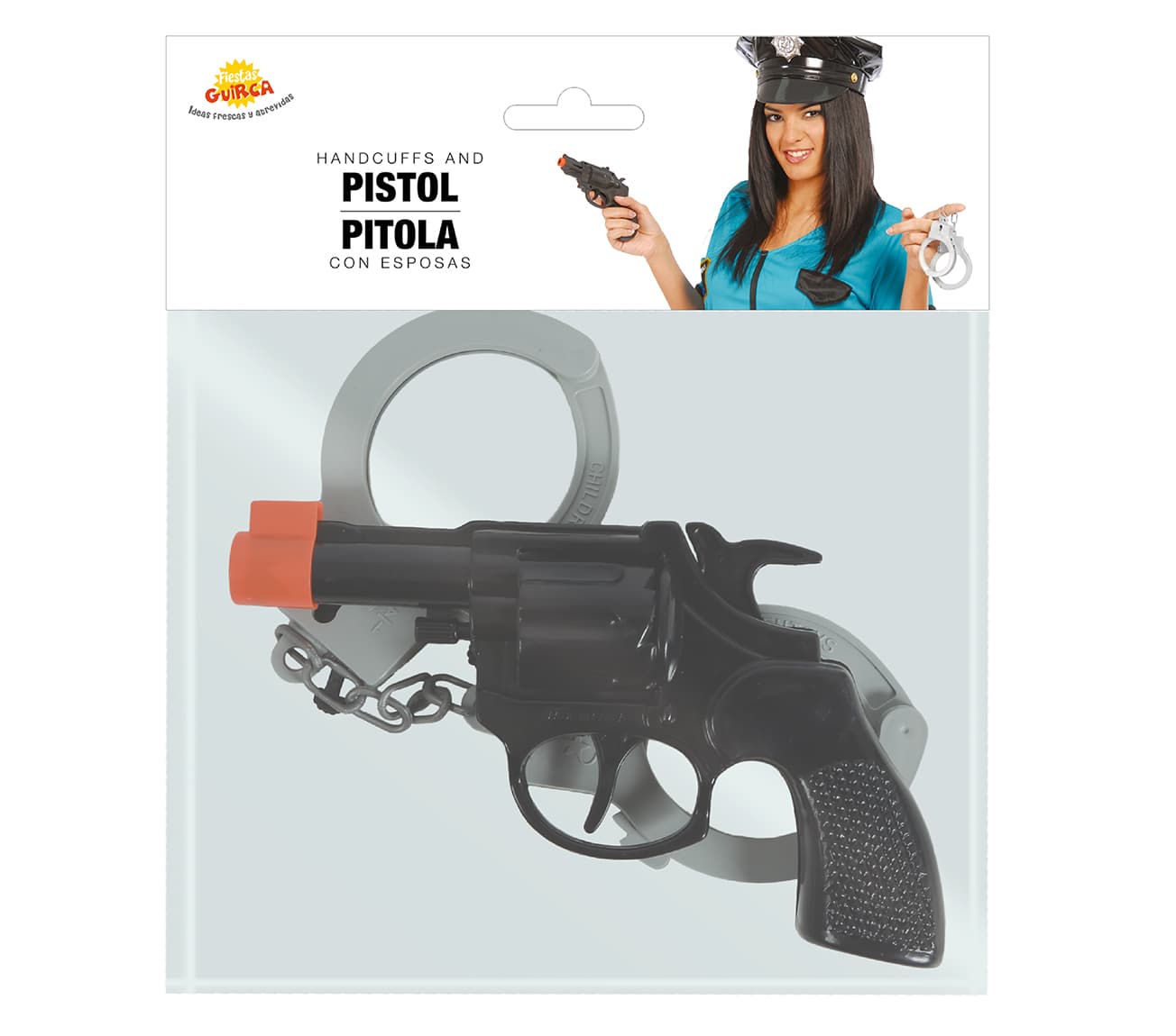 Pistol med håndjern