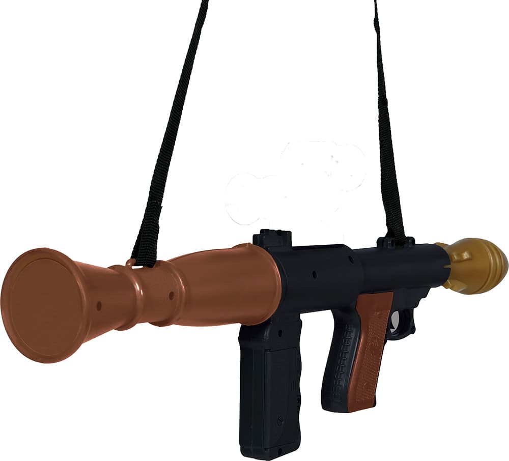 Bazooka med 2 projektiler, 50 cm