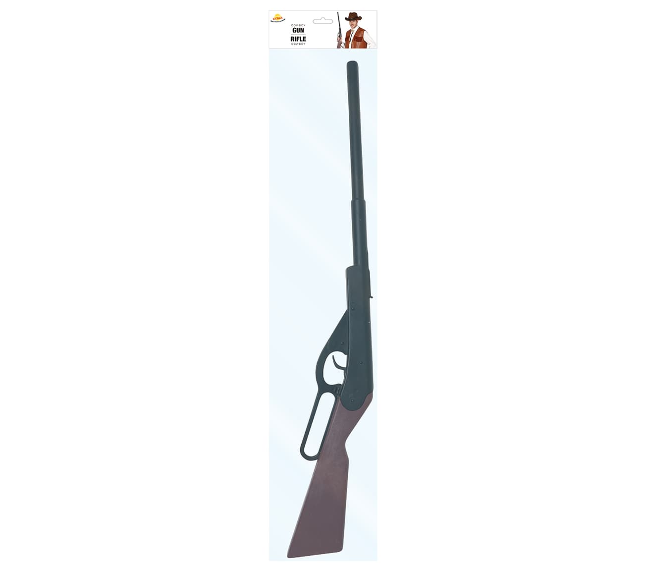 Cowboygevær, 65 cm, sort