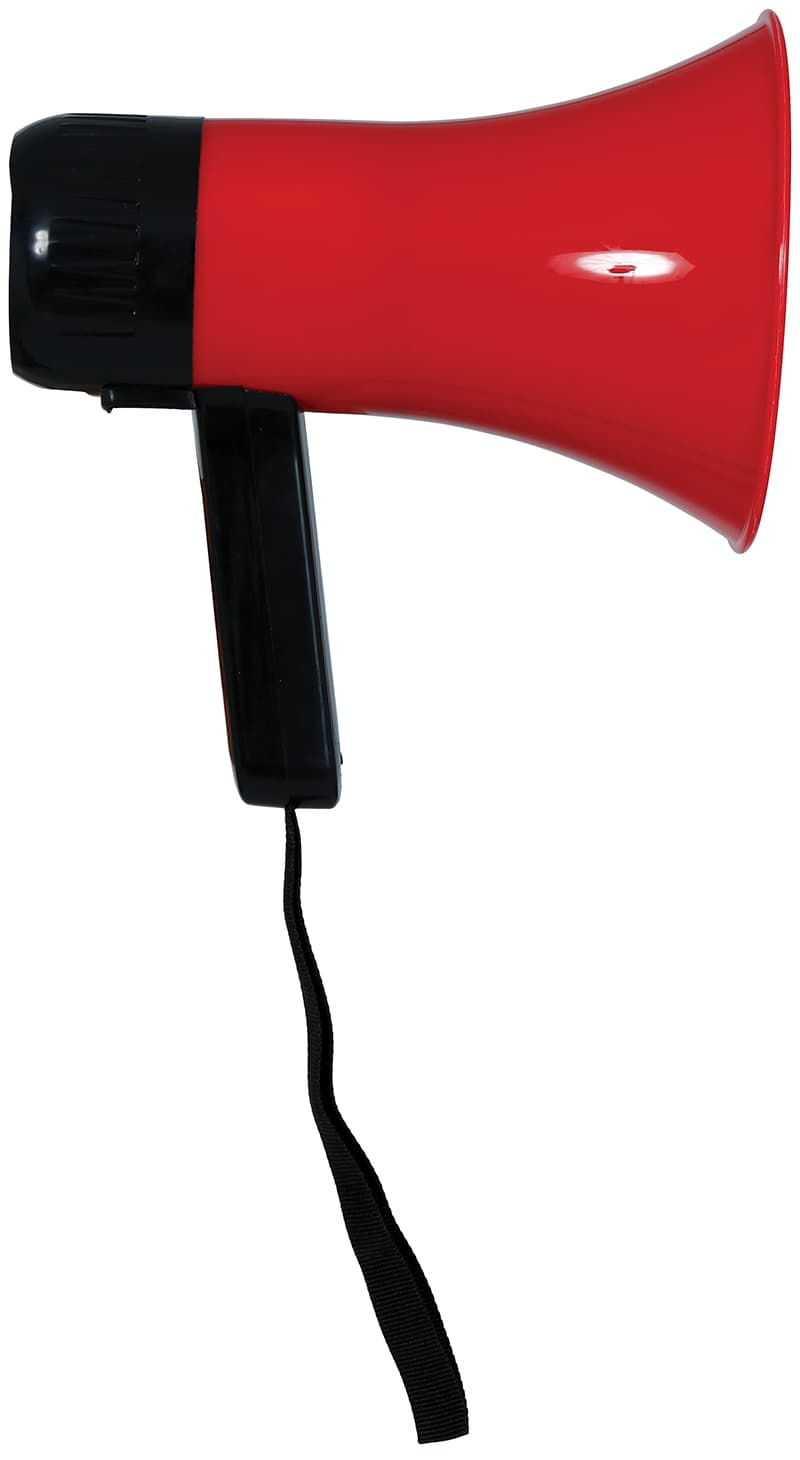 Multifunktionsmegafon 20 cm