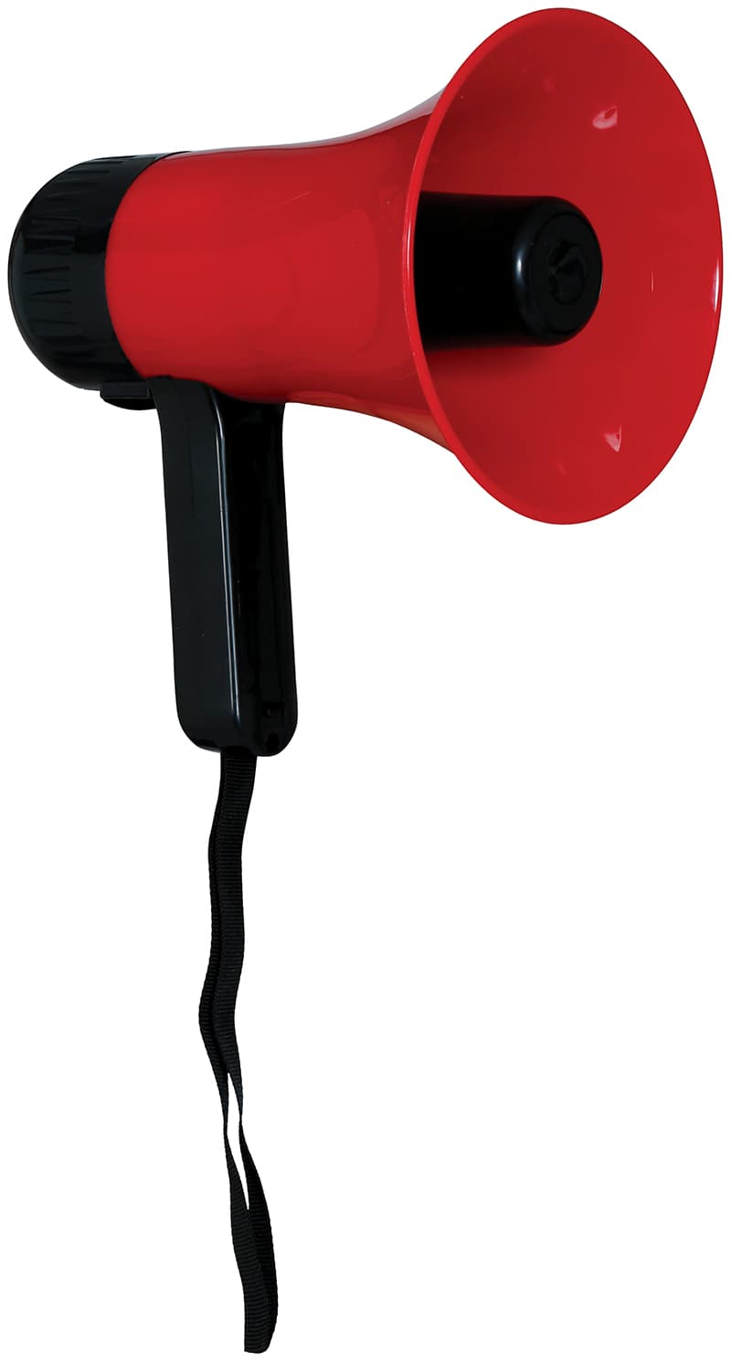 Multifunktionsmegafon 20 cm