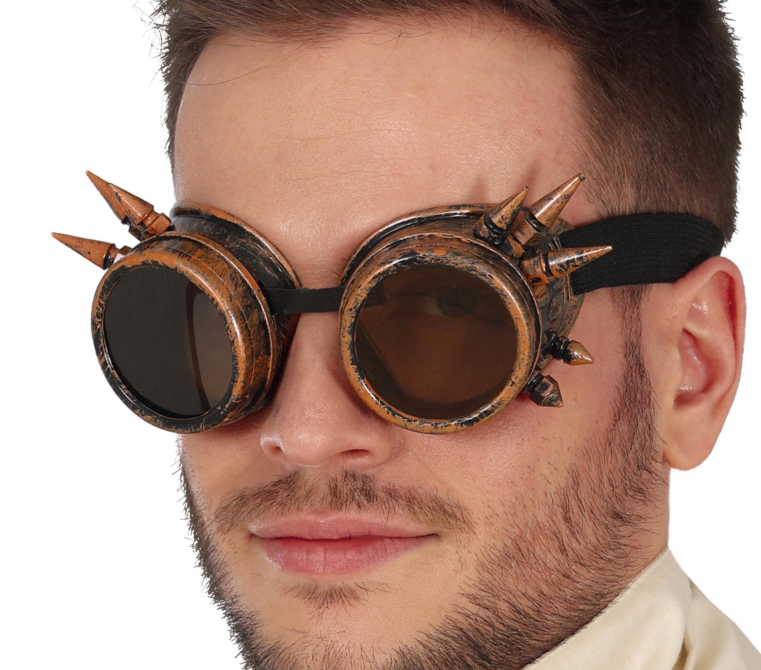 Steampunk-briller, ca. 10,9 cm