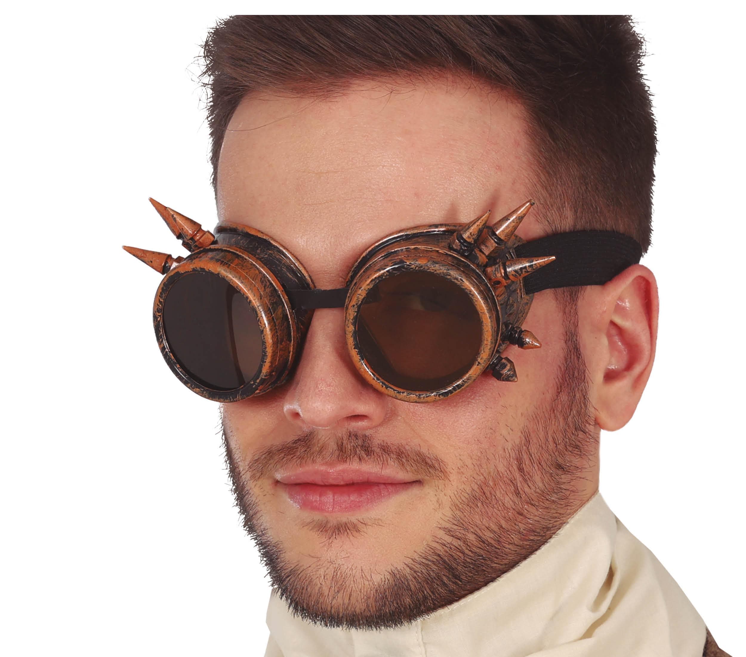 Steampunk-briller, ca. 10,9 cm