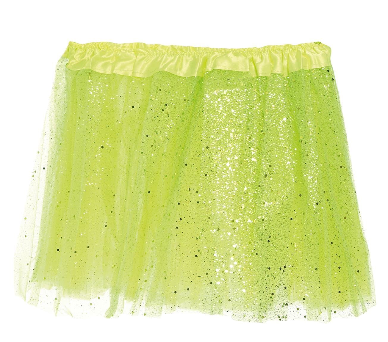Grøn tutu med glimmer til børn, 30 cm