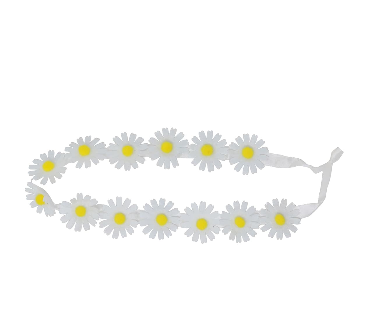 Hårbøjle med hvide blomster