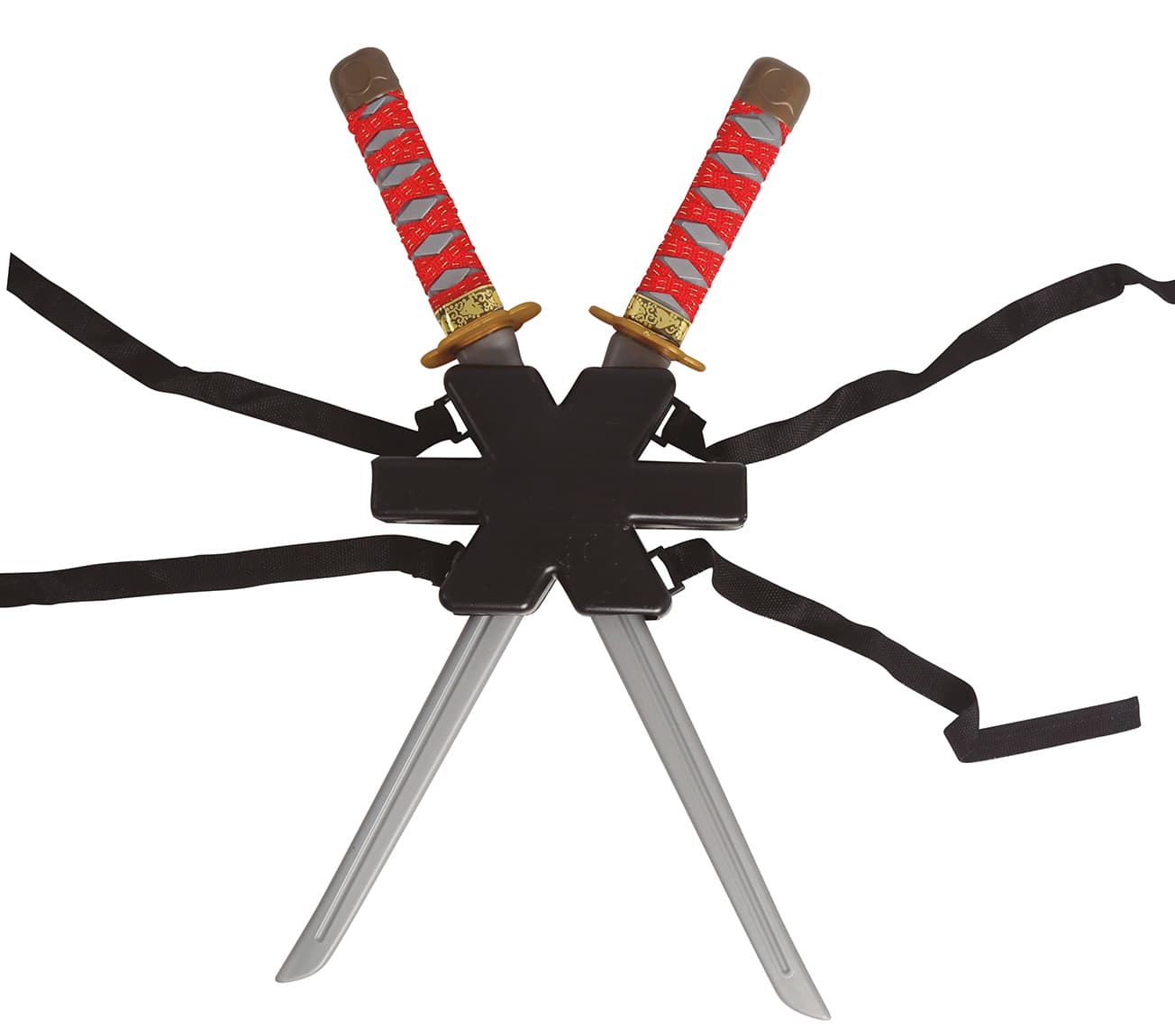 2 samuraisværd til skulderen, 55 cm