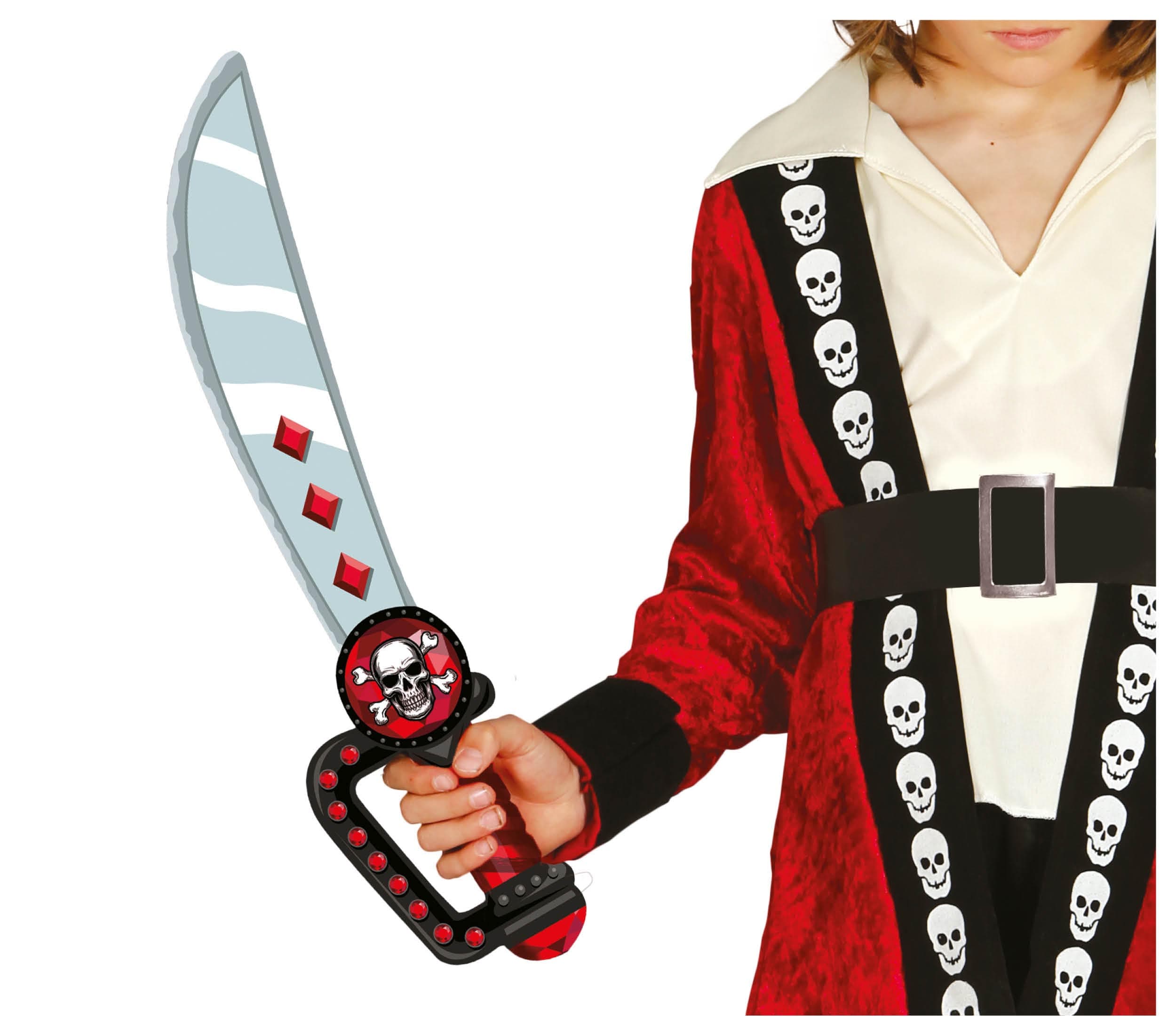 Piratsværd i skum, 53 cm