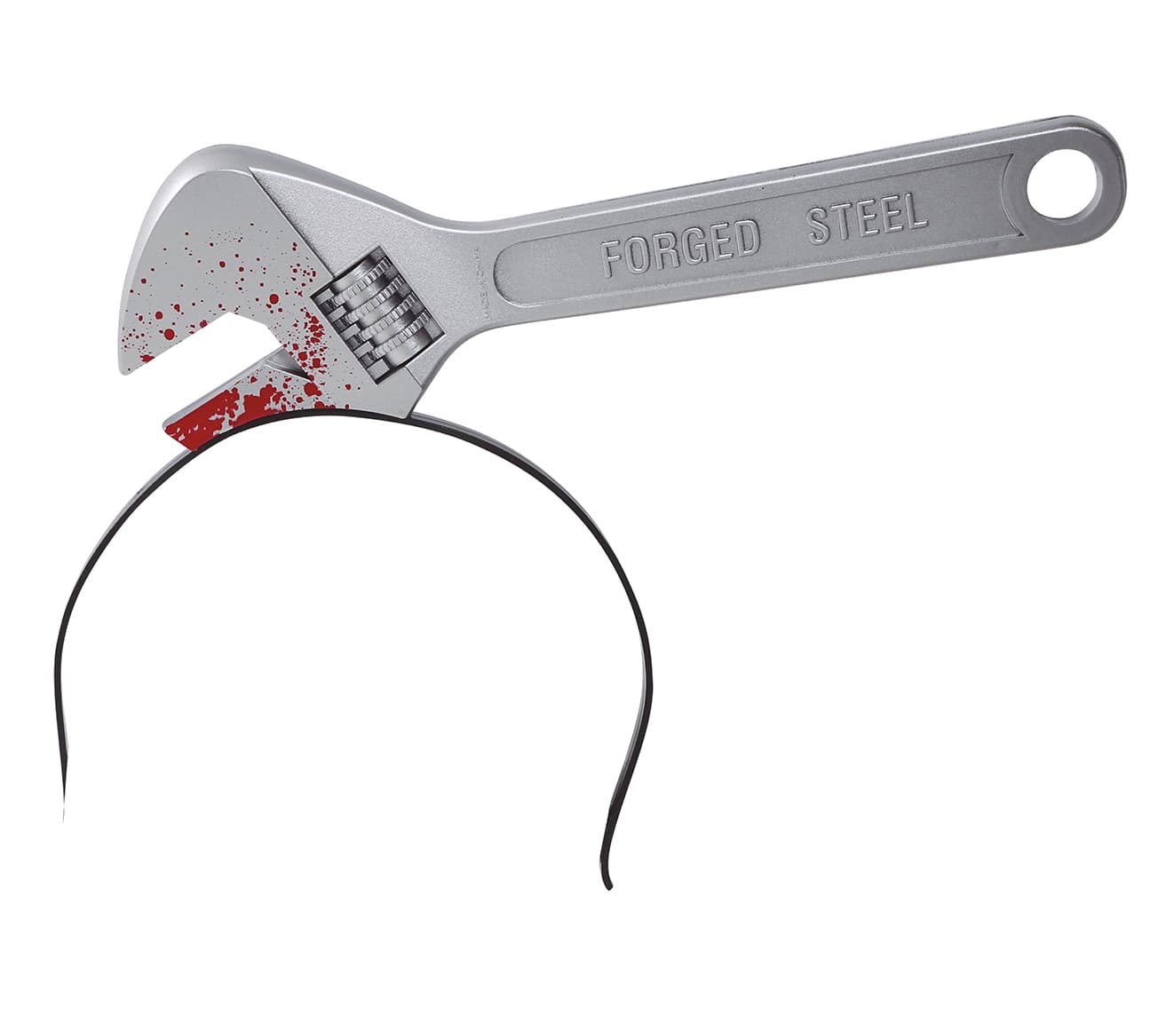 Hårbøjle med skruenøgle 28 cm