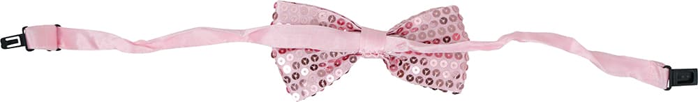 Lyserød butterfly med pailletter, 12 cm