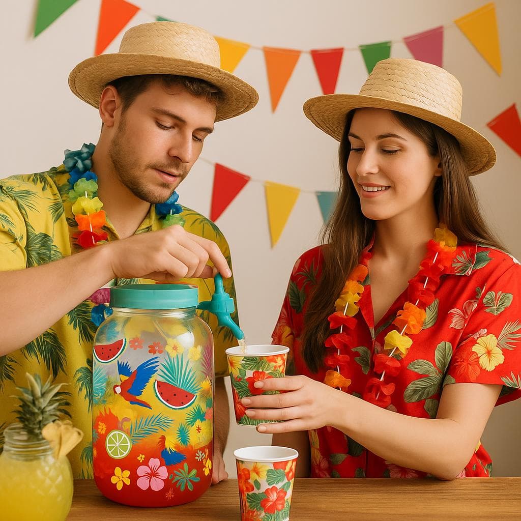 Tropisk Hawaii-drikkedispenser, 4 l