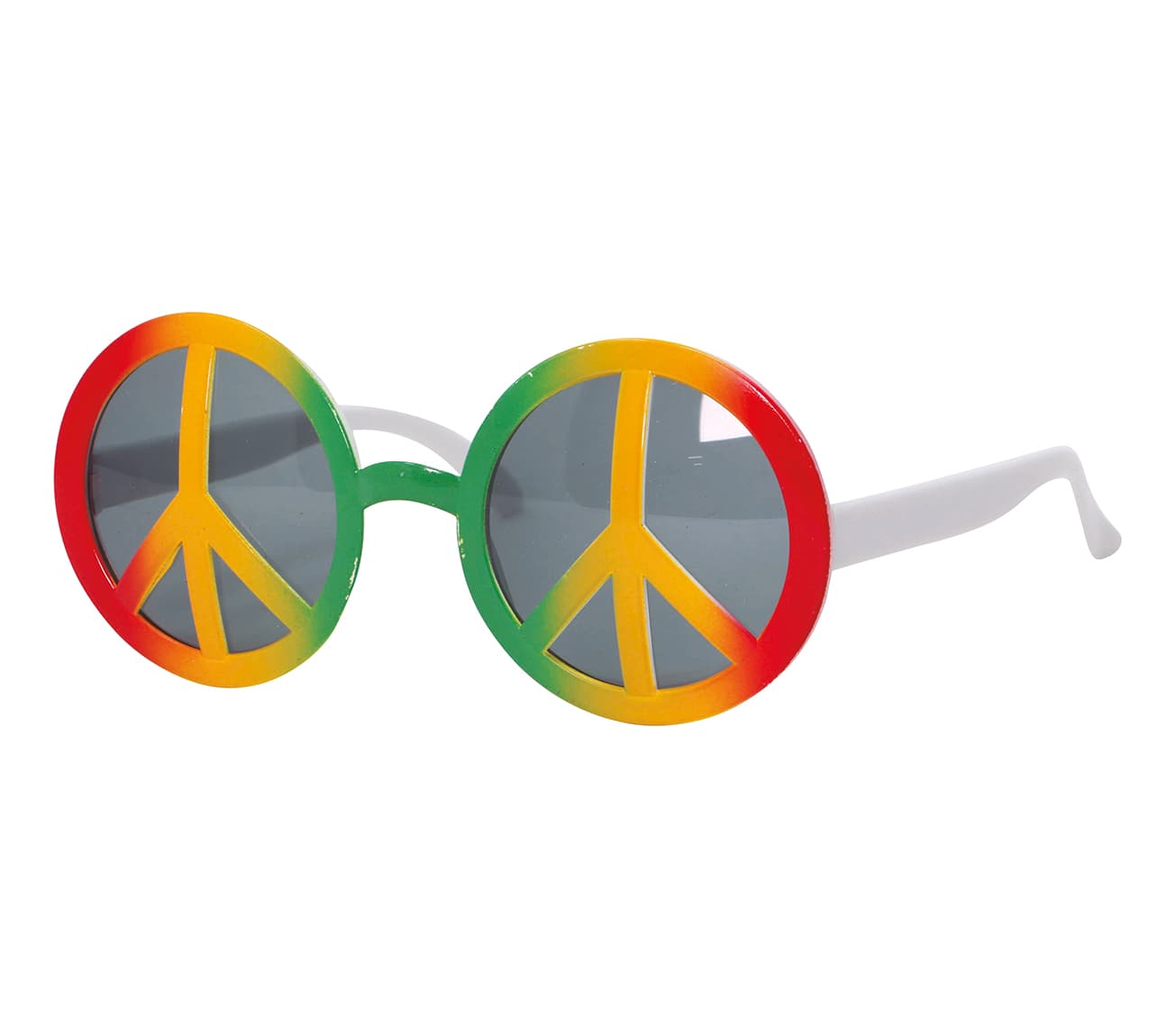 Flerfarvede hippiebriller