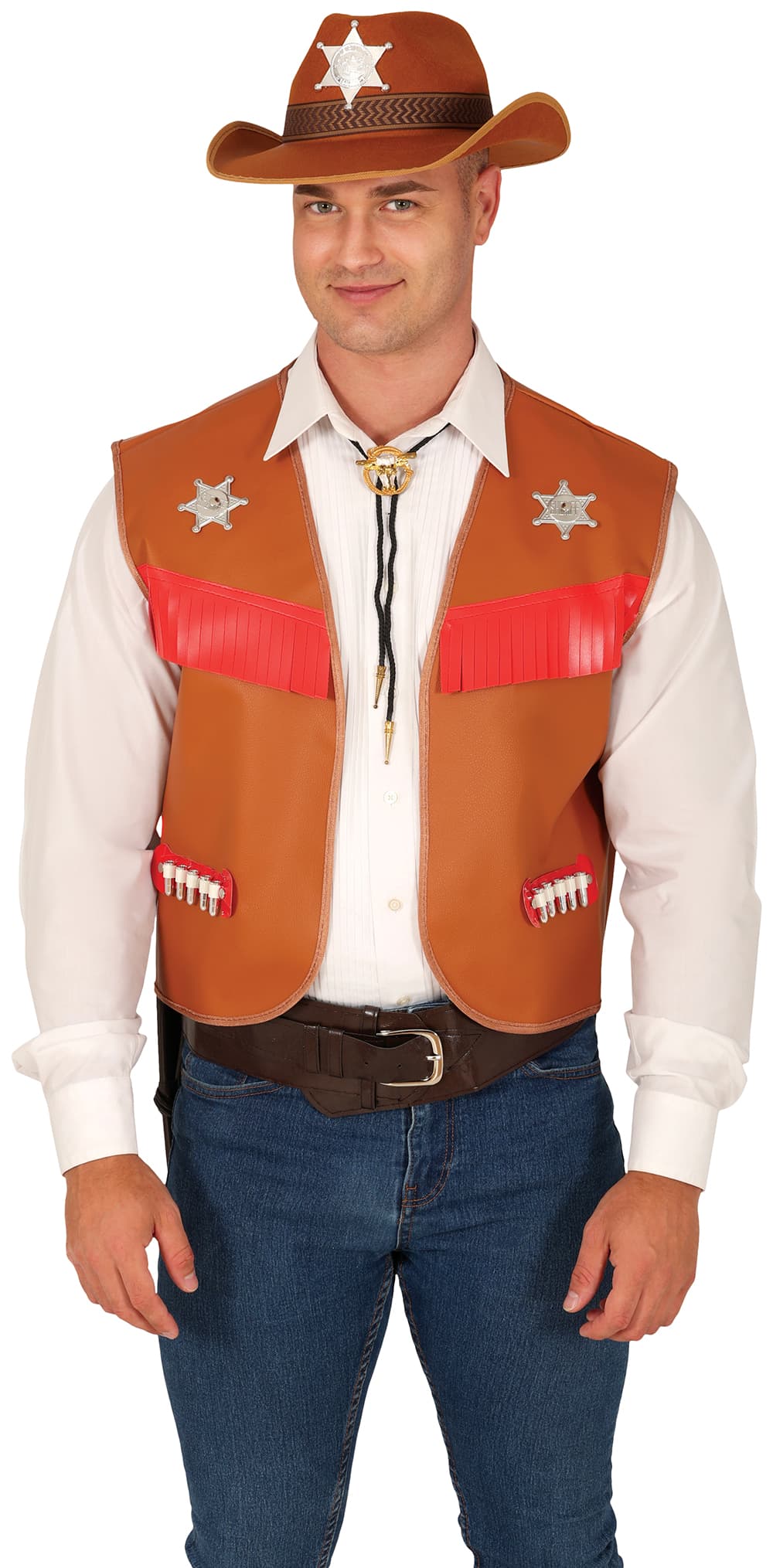 Brun cowboyvest