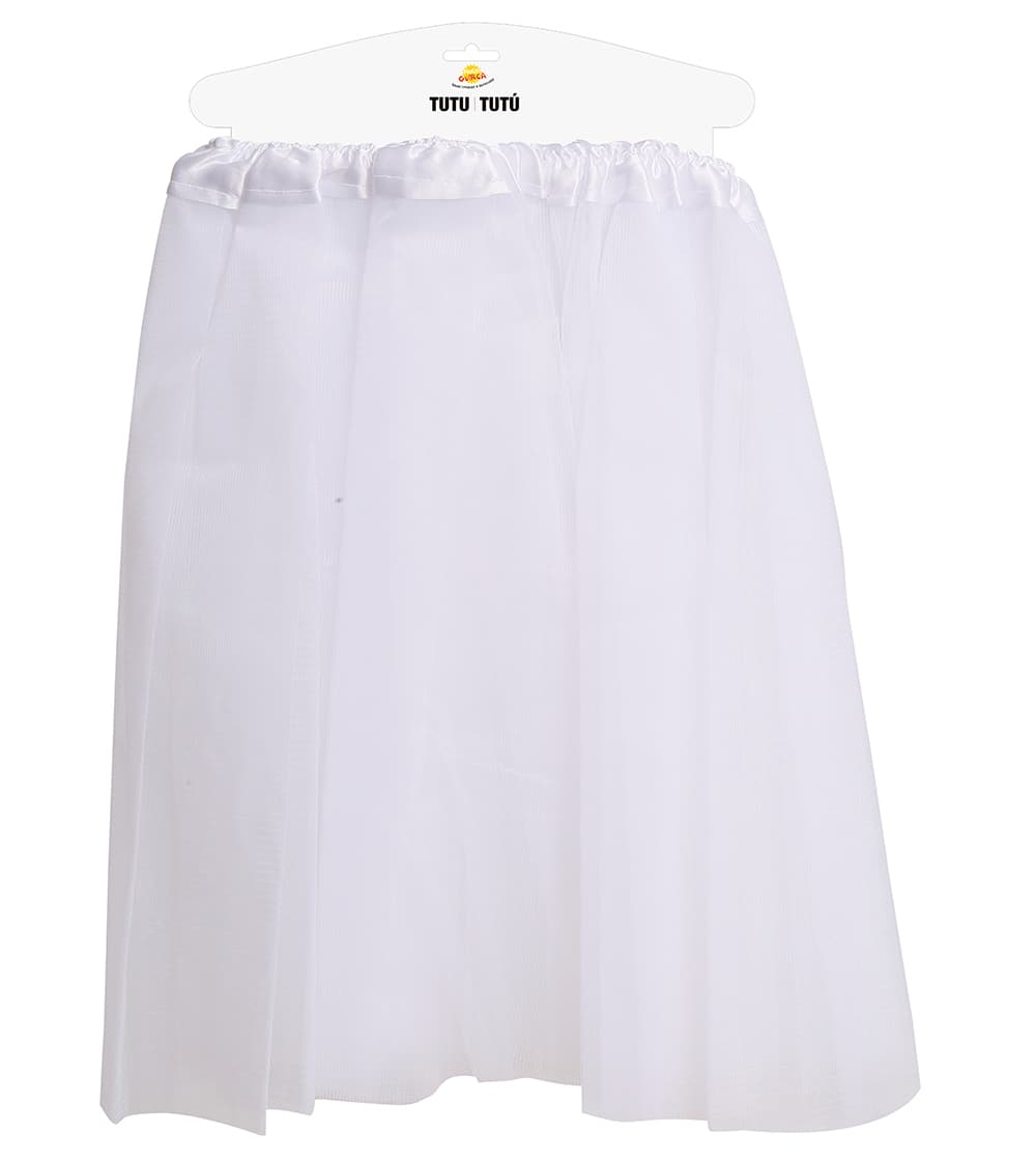 Hvid tutu til damer, 40 cm