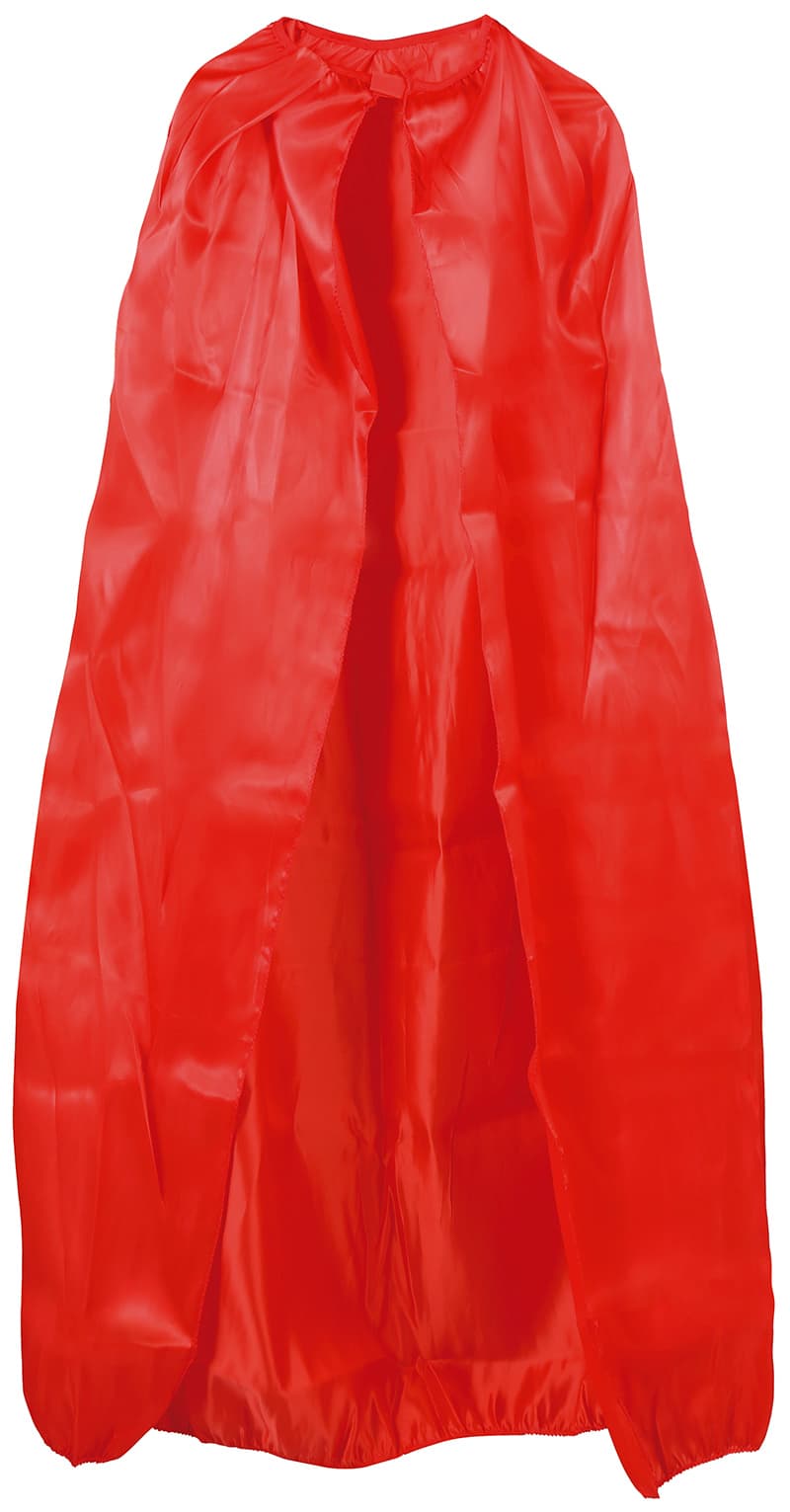 Rød kappe 130 cm