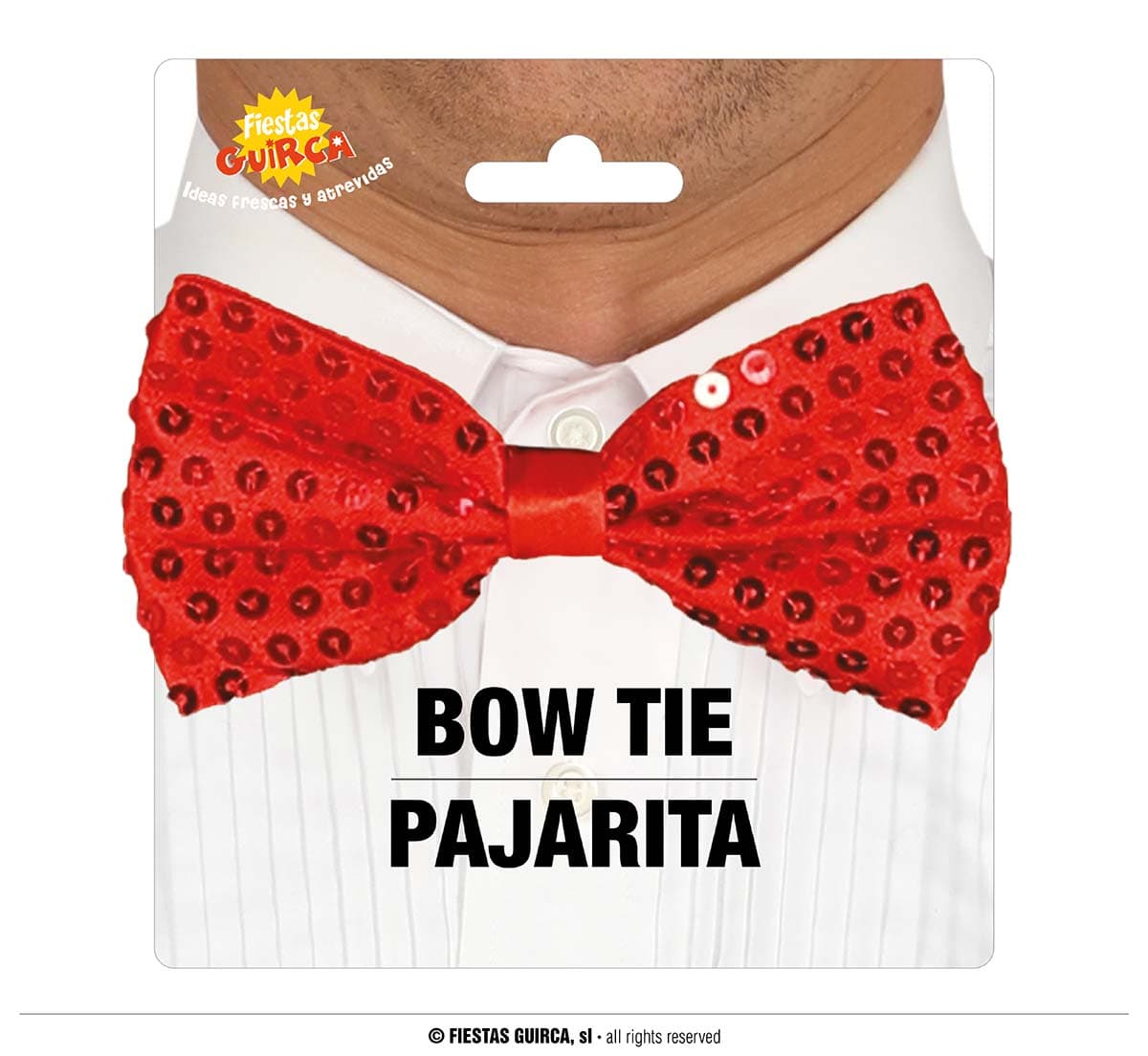 Rød pailletbutterfly