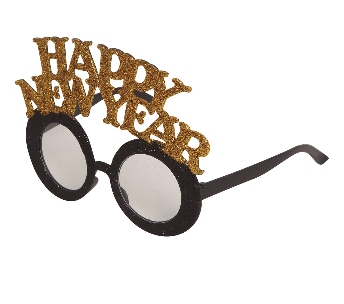 Briller "Happy New Year", sølv og guld