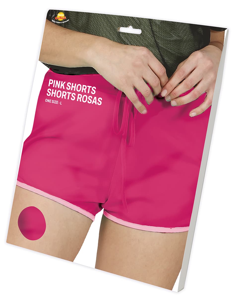 Lyserøde 80'er-shorts