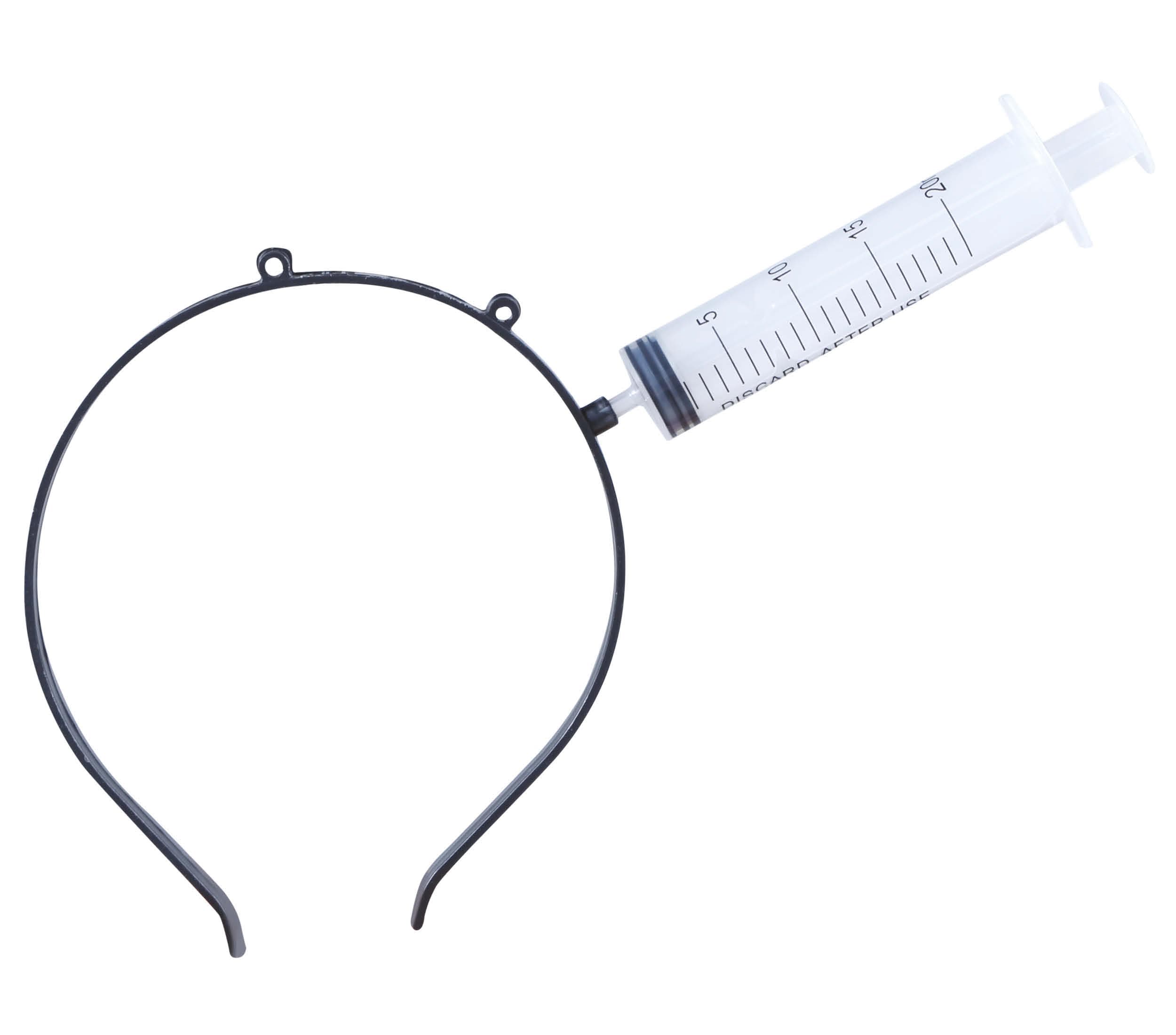 Tiara med sprøjte, 14 cm